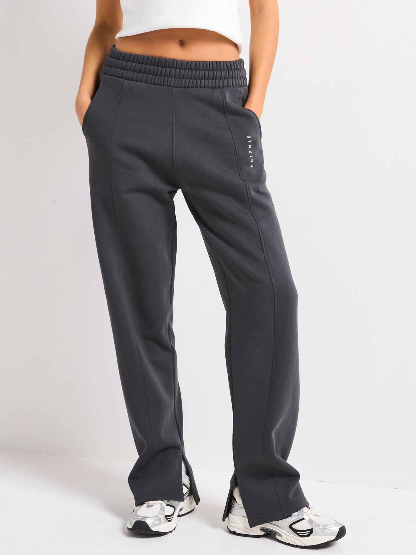 Gym King Women's Shadow Straight Leg Jogger - Grey