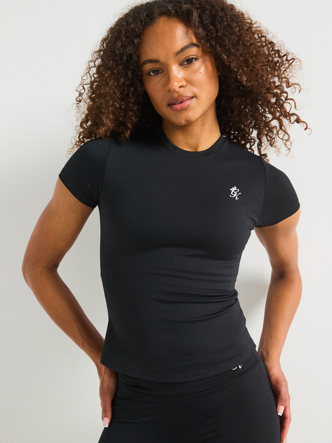Gym King Women's 365 Cap Sleeve Tee - Black
