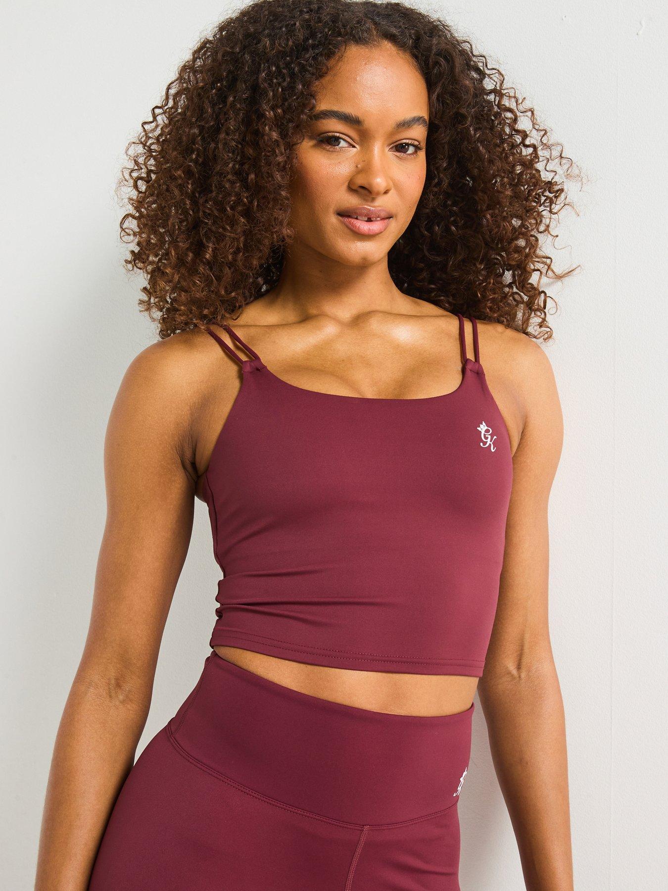 undefined Women's 365 Longline Tank Sports Bra - Red