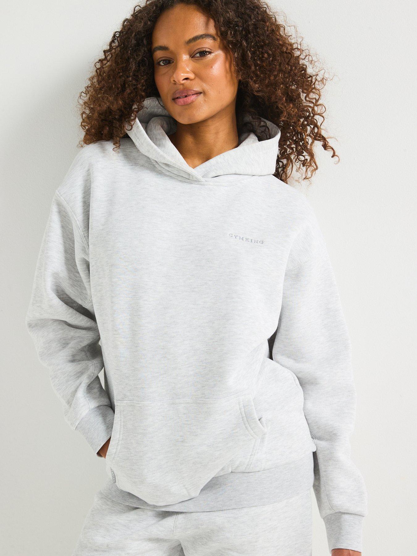 Image 4 of 6 of Gym King Women's 365 Relaxed Fit Hood - White
