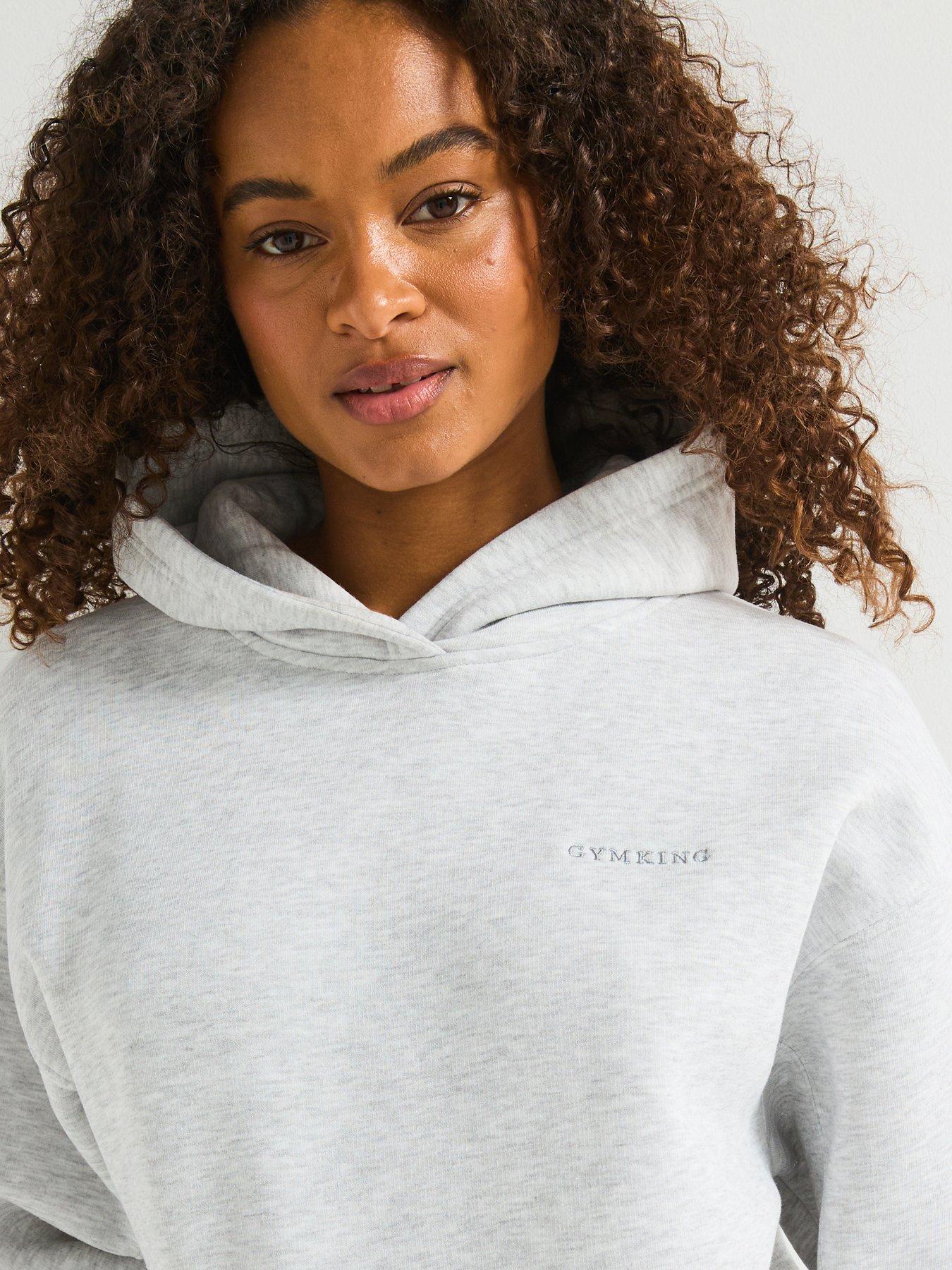 Image 5 of 6 of Gym King Women's 365 Relaxed Fit Hood - White