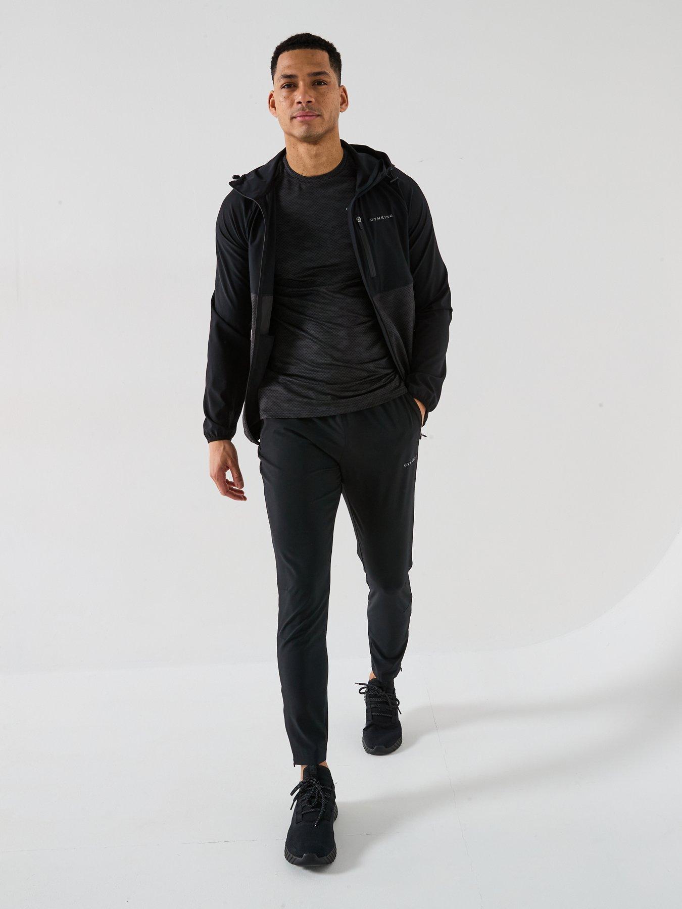 Image 3 of 6 of Gym King Men's Enigma Full Zip Hoodie - Black
