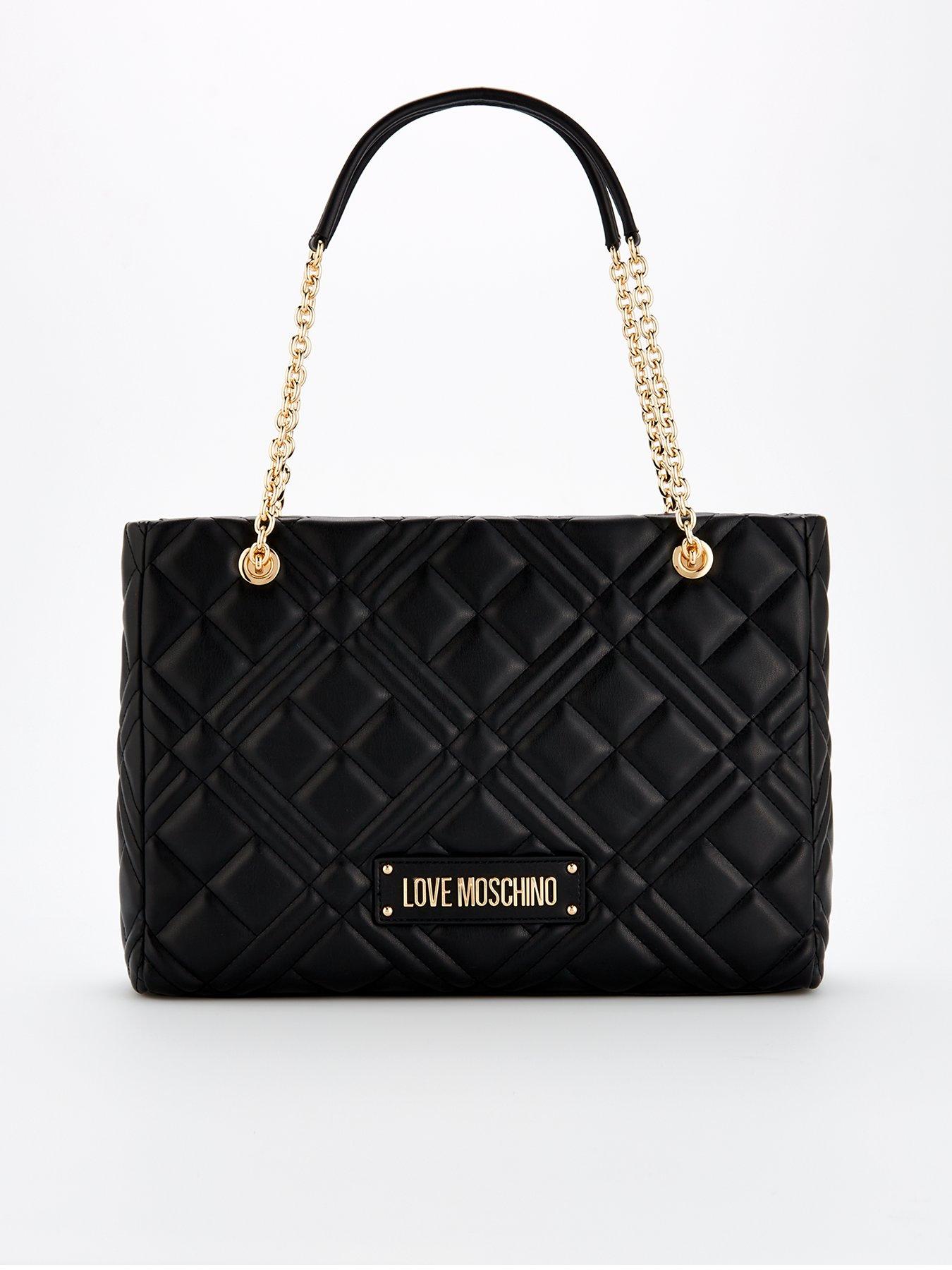 undefined Large Patent Heart Detail Shoulder Bag