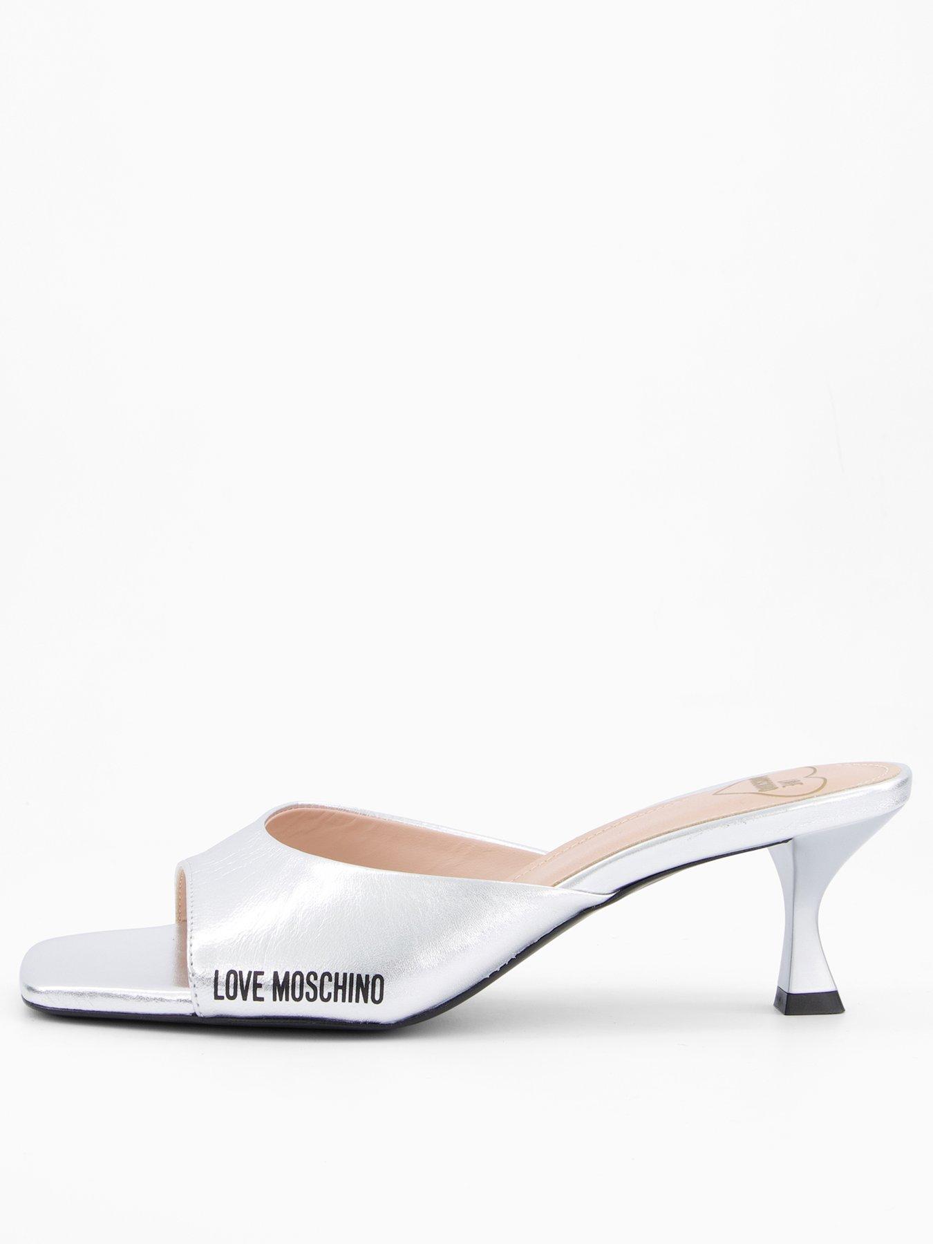undefined Logo Kitten Heel Mule