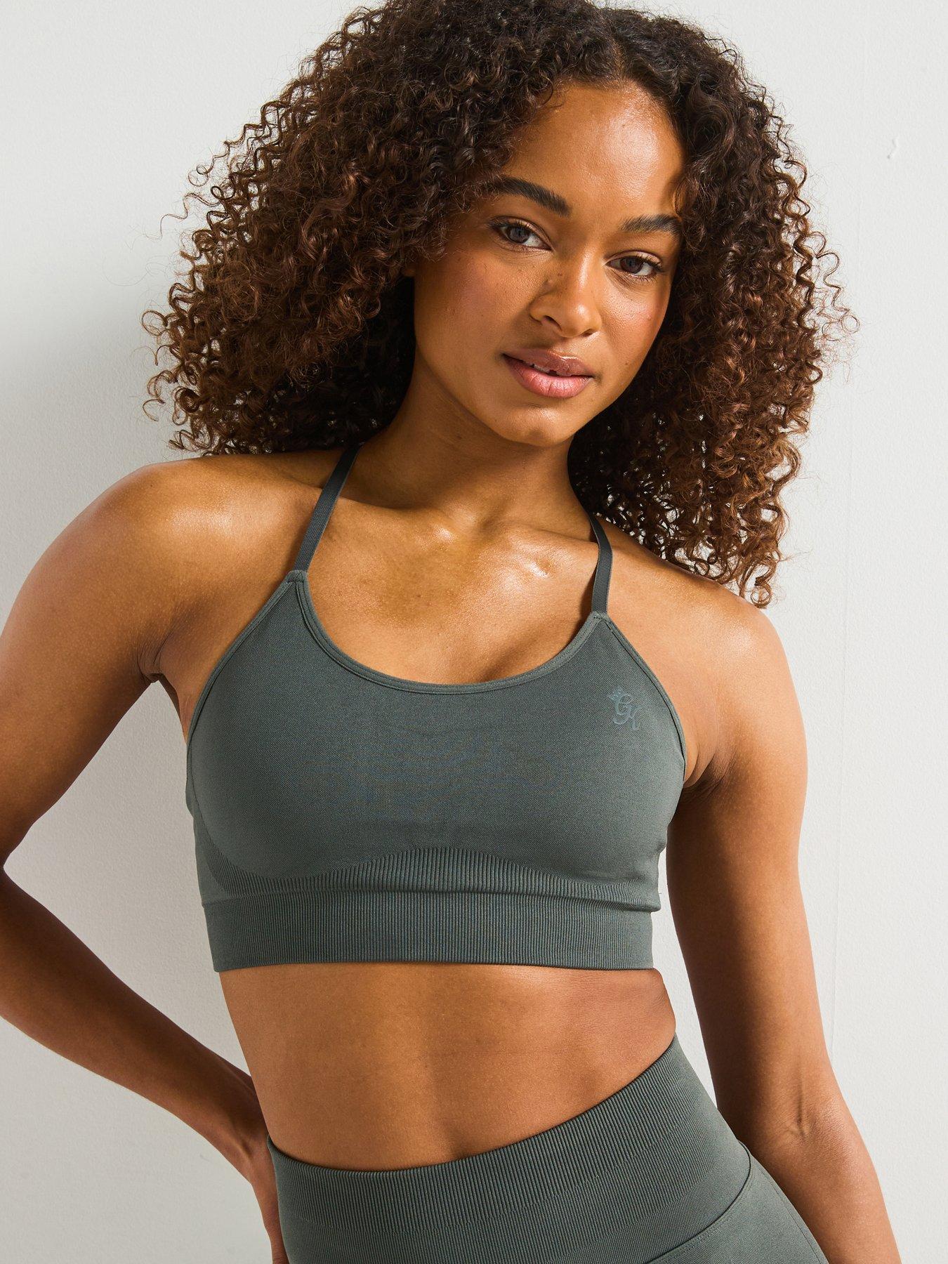 undefined women's Scultp Seamless Bra - Green