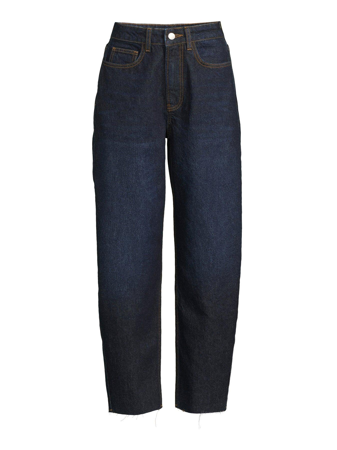 Image 3 of 3 of Michelle Keegan Barrel Jean - Dark Wash&nbsp;