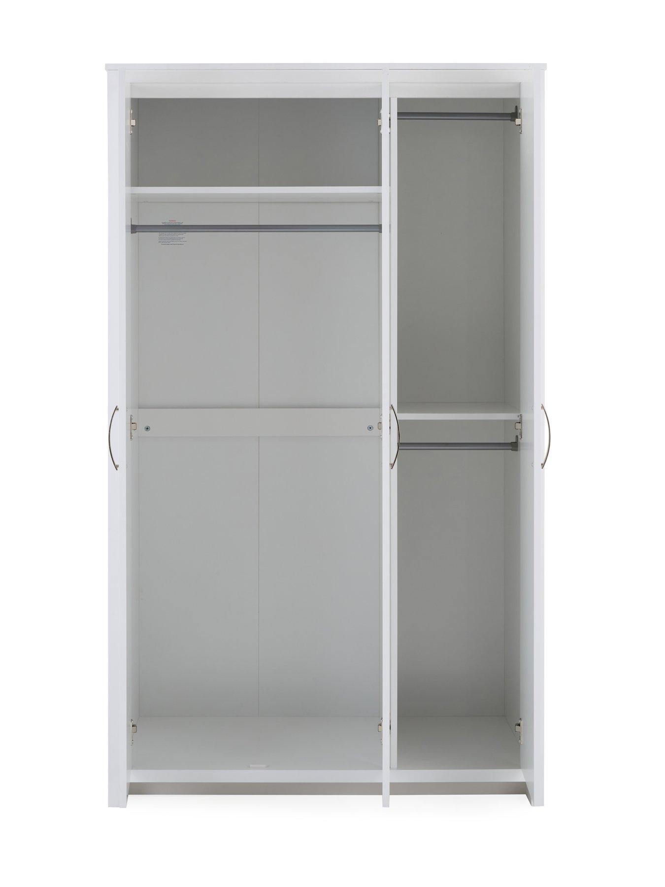 Image 5 of 6 of Very Home Ely 3 Piece Package - 3 Door Wardrobe, 5 Drawer Chest and 2 Drawer Bedside Chest