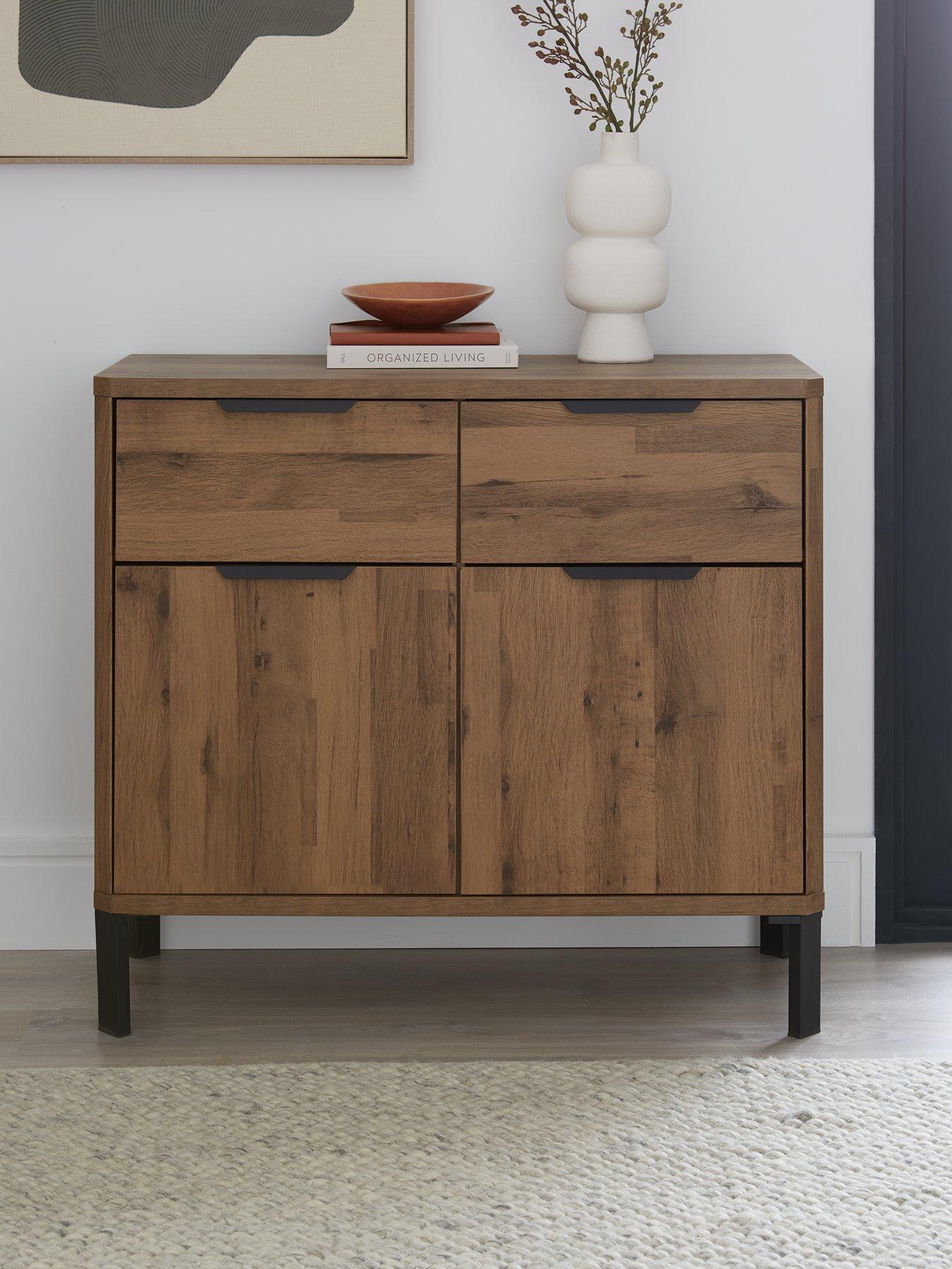 Very Home Harlem Compact Sideboard - Mid Oak - FSC® Certified