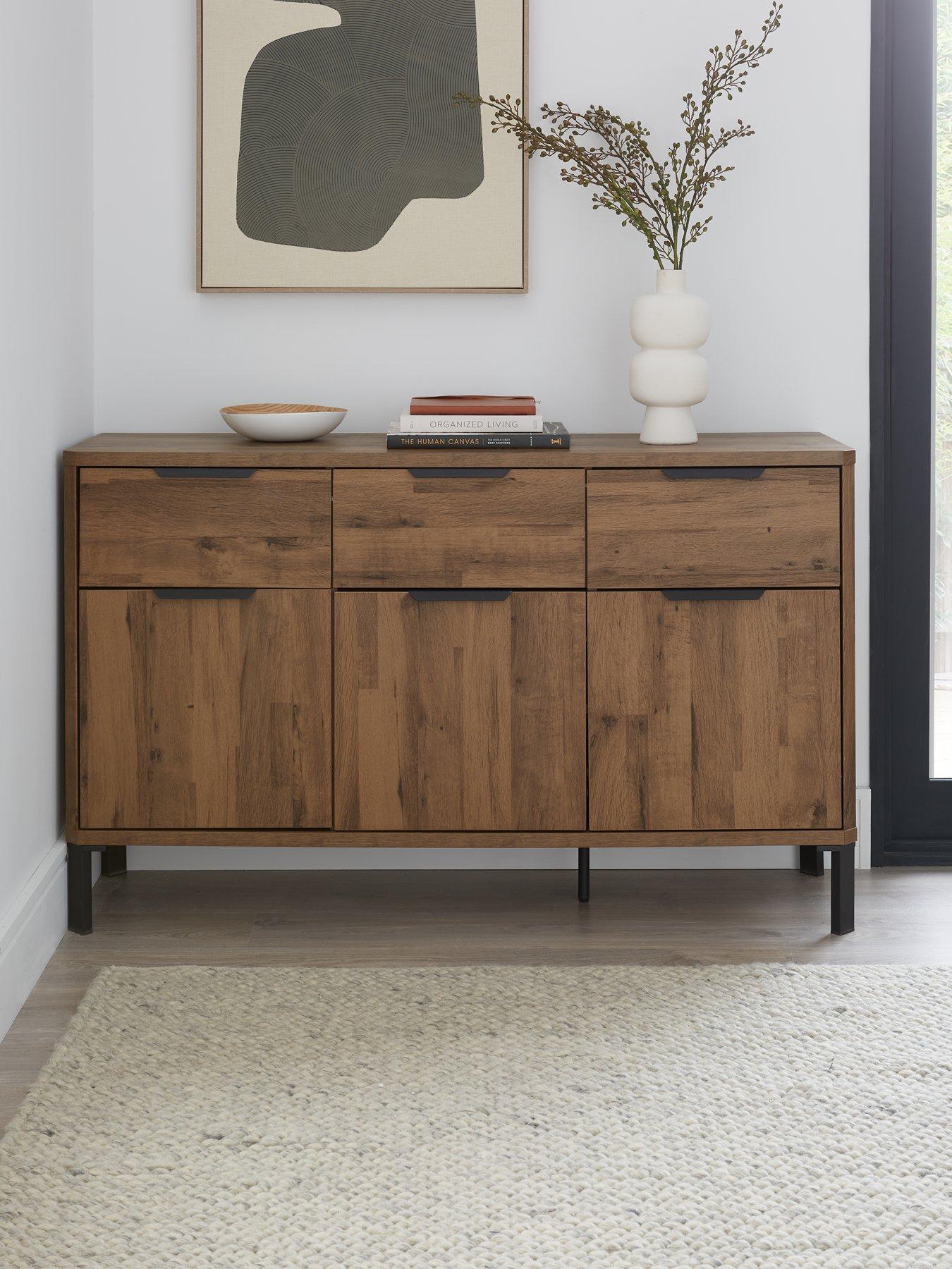 Very Home Harlem Large Sideboard - Mid Oak - FSC® Certified