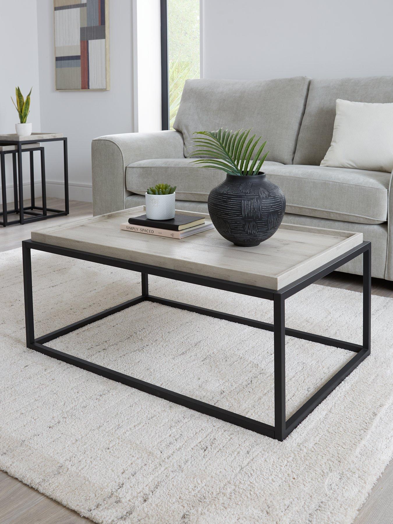 undefined Harlem Tray Coffee Table - Grey Oak - FSC® Certified
