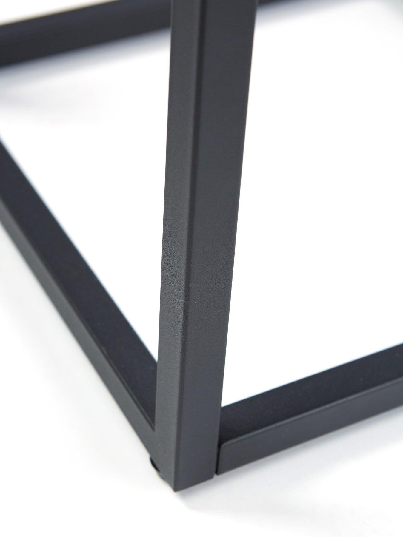 Image 7 of 7 of The Very Collection Harlem Square Nest of 2 Tables - Grey&nbsp;Oak - FSC&reg; Certified