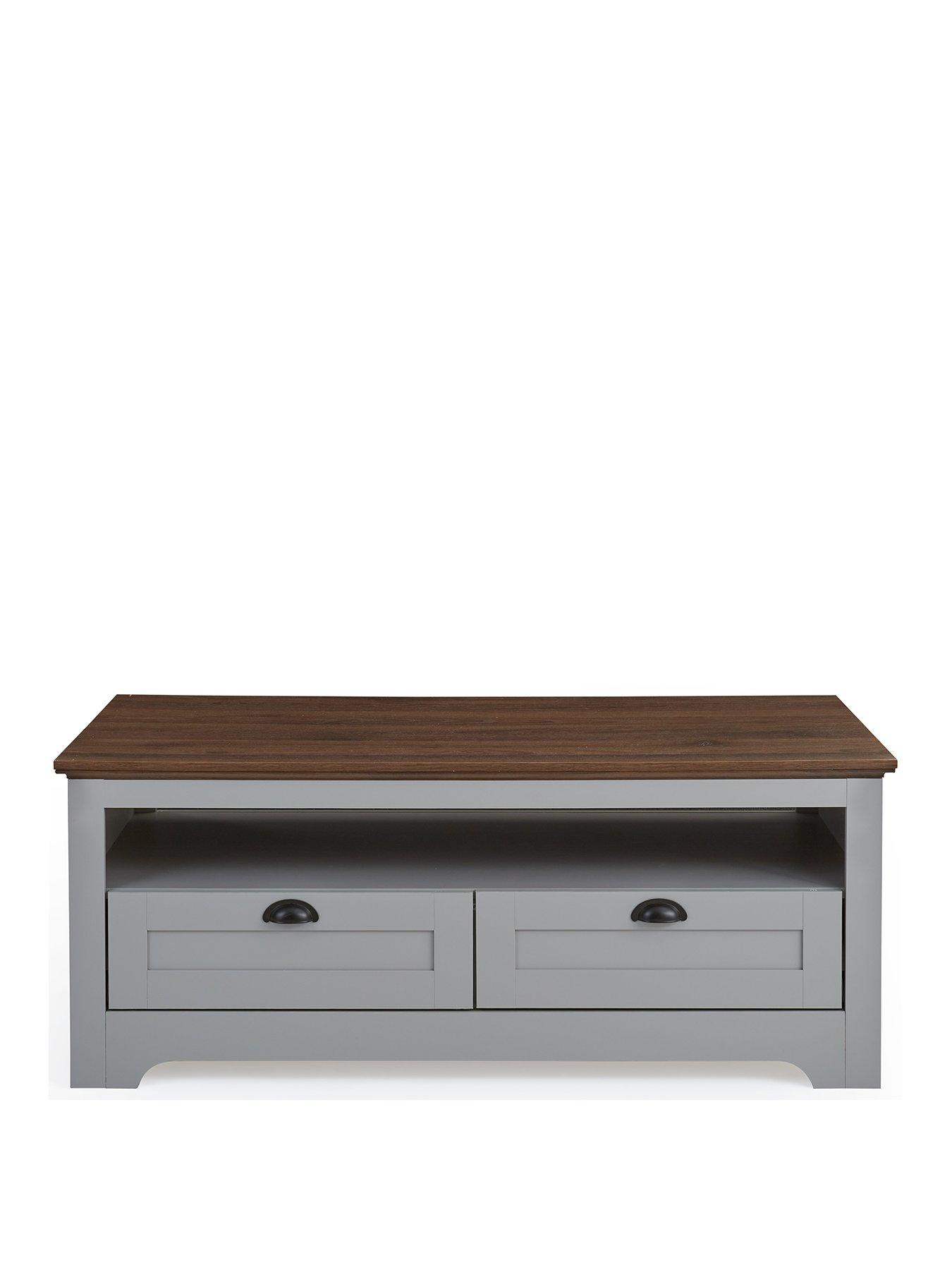 Image 2 of 7 of Very Home New Devon Storage&nbsp;Coffee Table - Grey/Walnut - FSC Certified