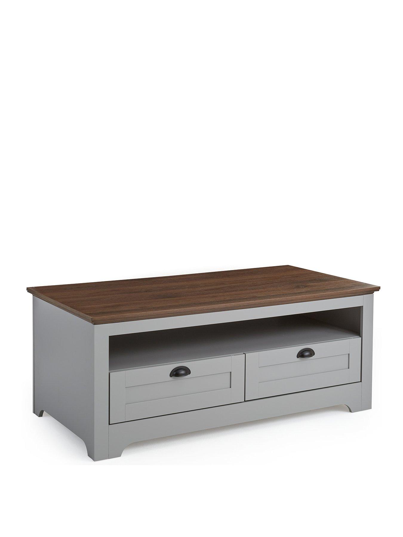 Image 3 of 7 of Very Home New Devon Storage&nbsp;Coffee Table - Grey/Walnut - FSC Certified