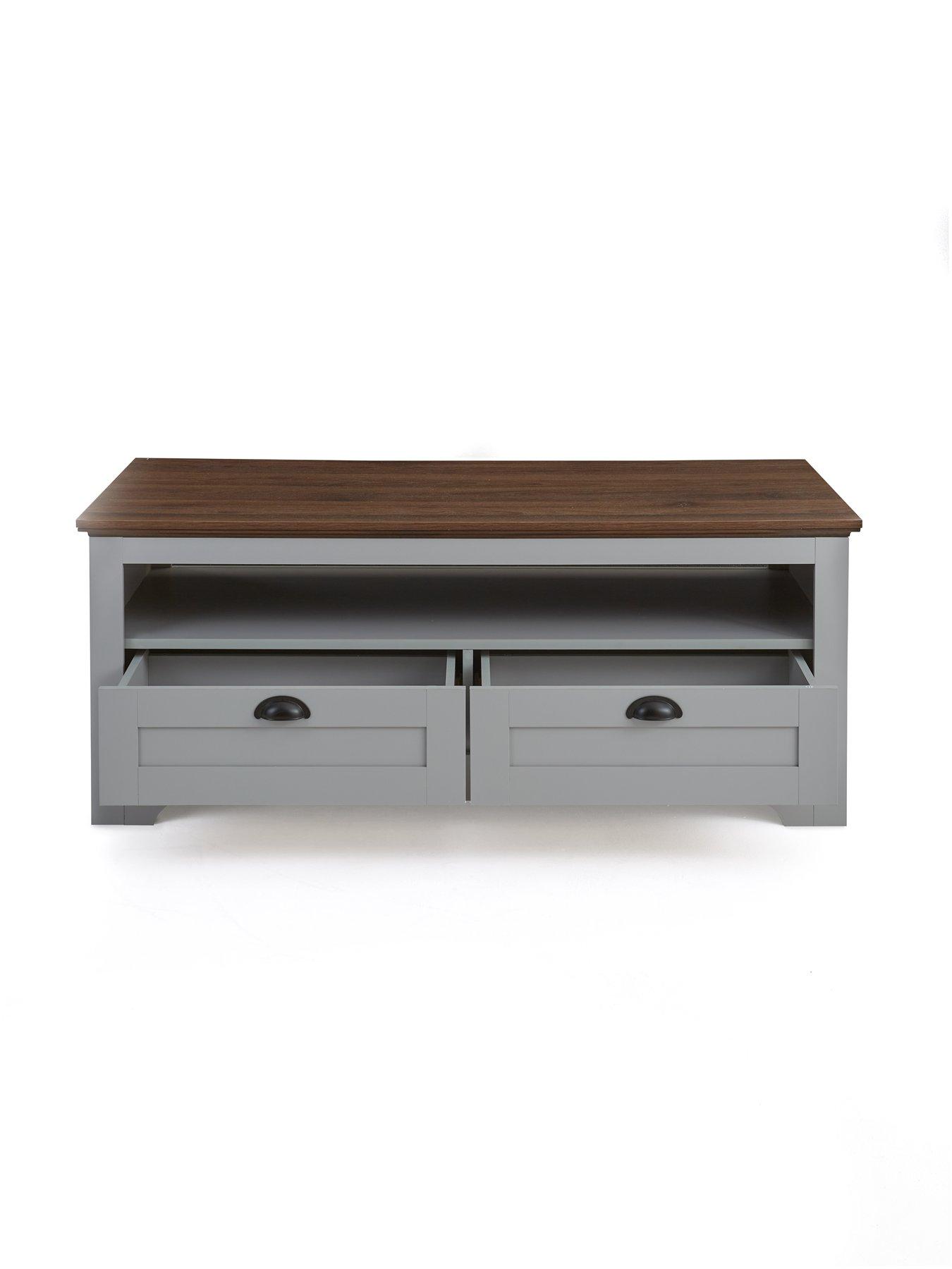 Image 4 of 7 of Very Home New Devon Storage&nbsp;Coffee Table - Grey/Walnut - FSC Certified
