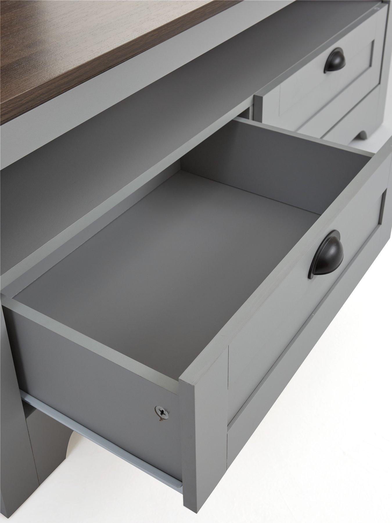Image 5 of 7 of Very Home New Devon Storage&nbsp;Coffee Table - Grey/Walnut - FSC Certified