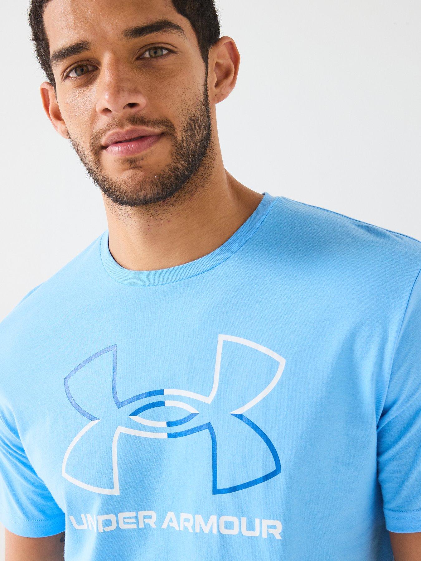 Image 4 of 4 of UNDER ARMOUR Men's Training Gl Foundation Update Short Sleeve T-Shirt - Blue
