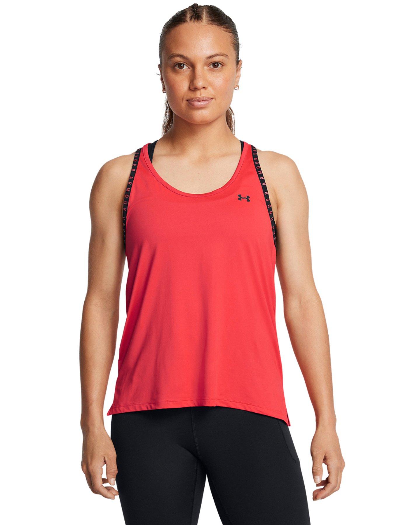 undefined Womens Training Knockout Tank - Red