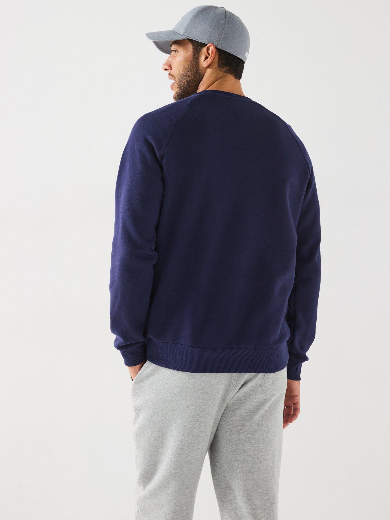 Image 2 of 4 of UNDER ARMOUR Mens Training Rival Fleece Crew - Blue