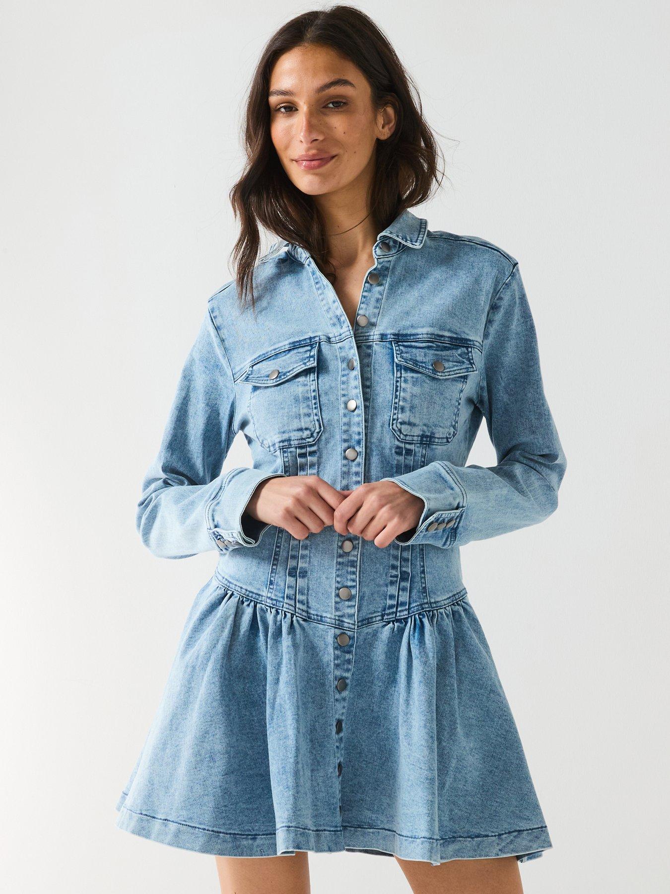 undefined Roadhouse Mini Denim Dress