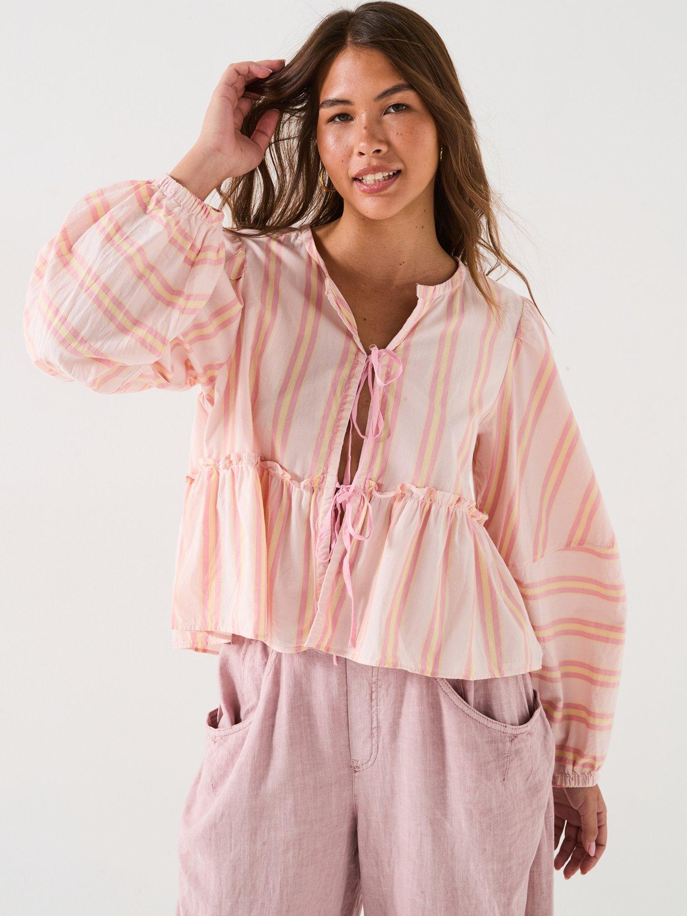 undefined Brunch Babe Blouse - Pink