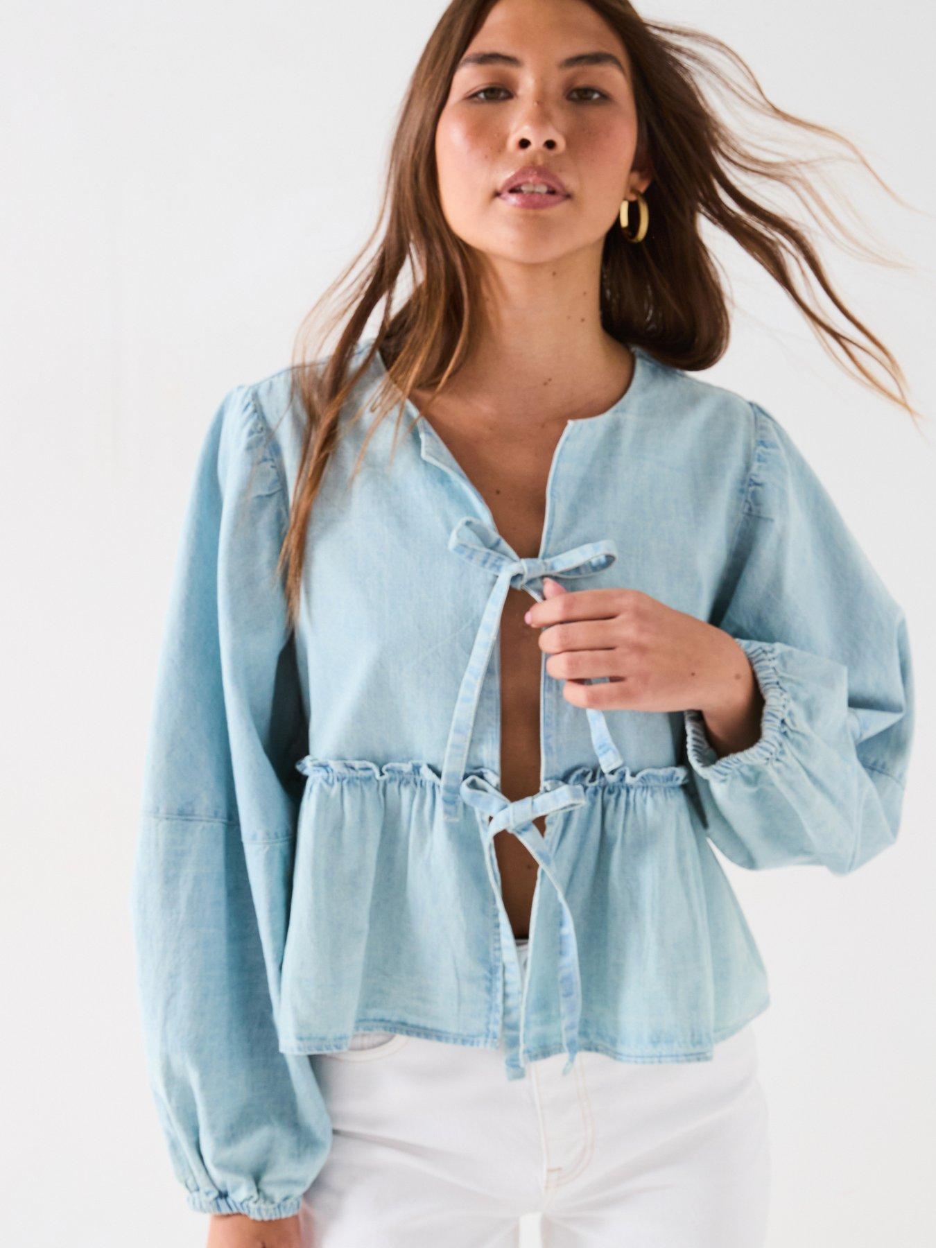undefined Denim Brunch Babe Blouse
