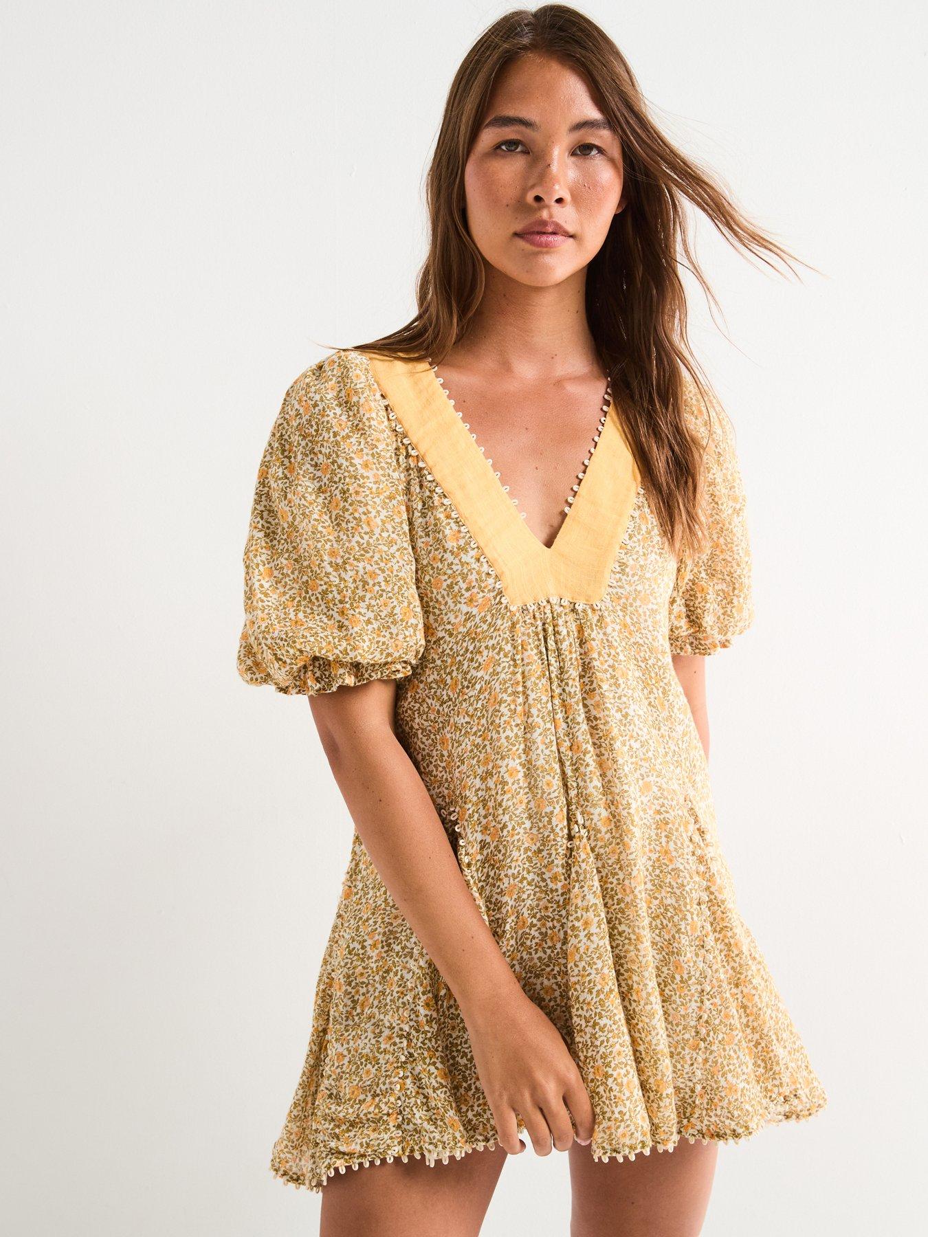 Free People Bali Flora Mini Dress