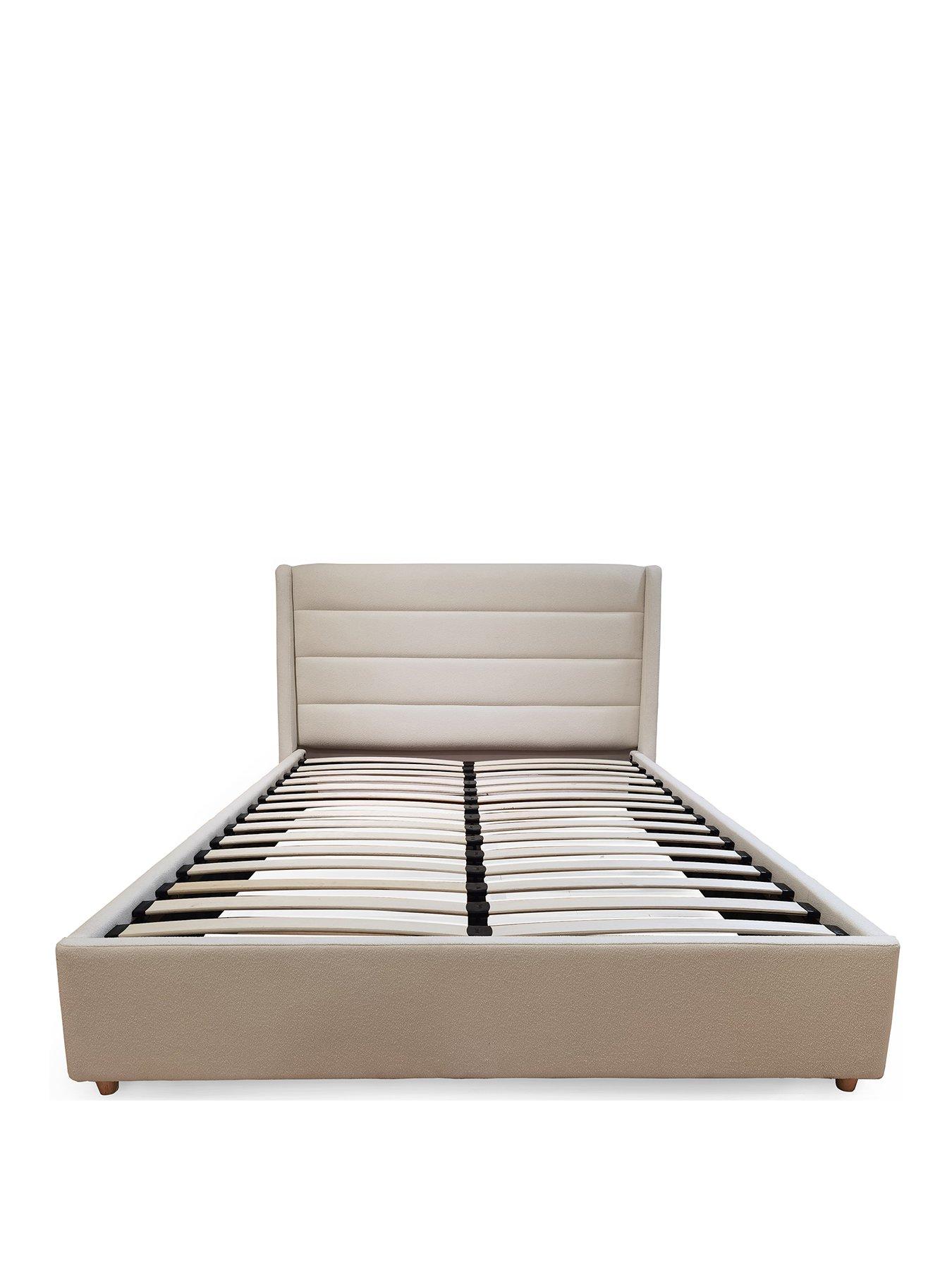 undefined Gabriel Fabric Winged Bed Frame with Mattress Options (Buy  &  SAVE!) - FSC® Certified
