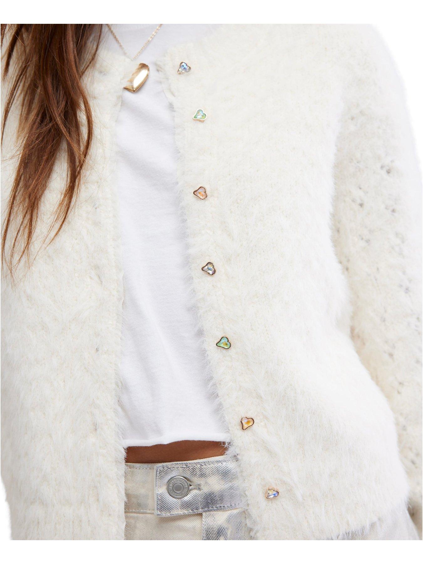 Image 2 of 5 of FREE PEOPLE Celeste Cardigan - Cream