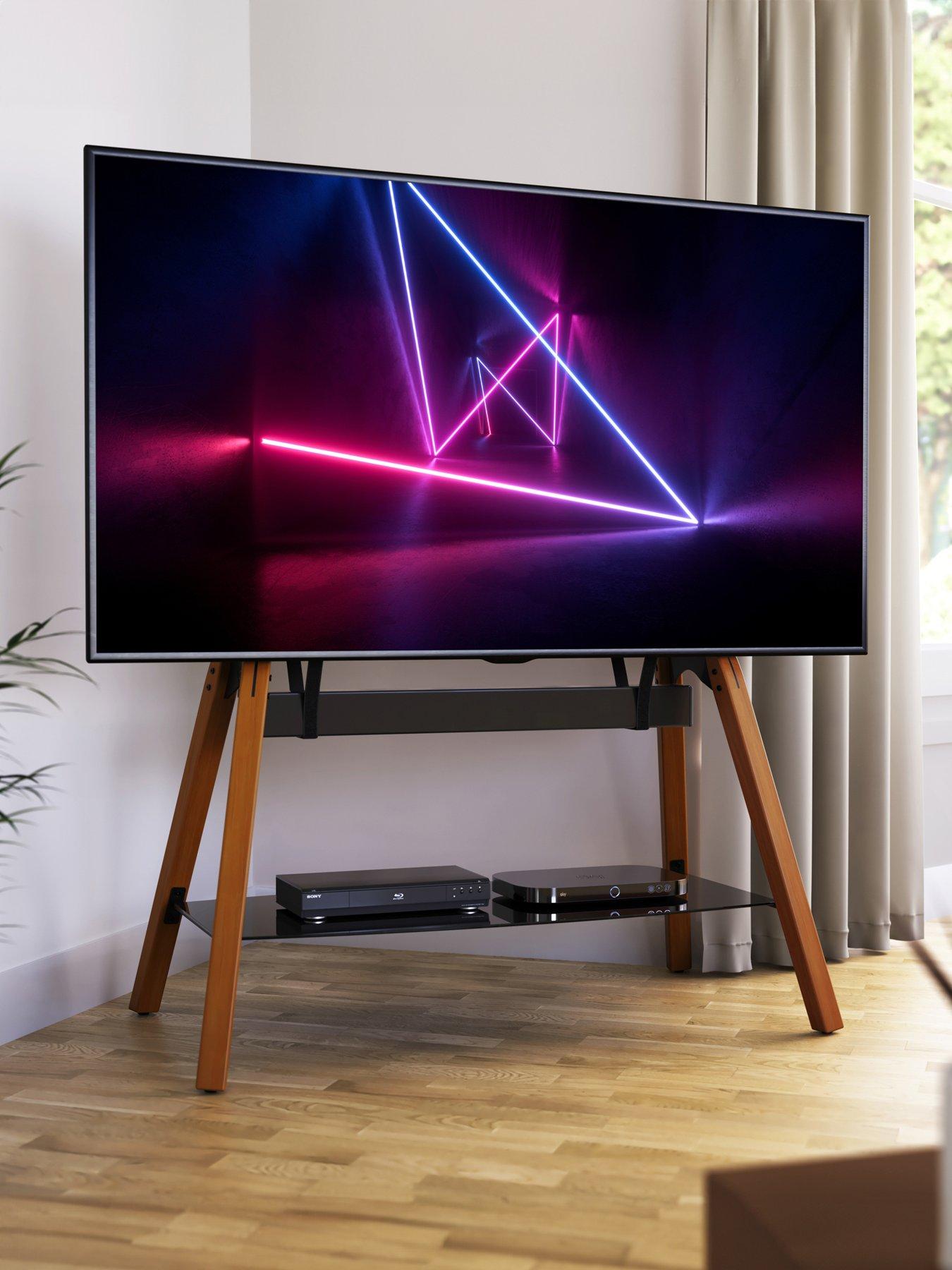 undefined Hoxton Quad TV Stand - Includes soundbar mounting kit