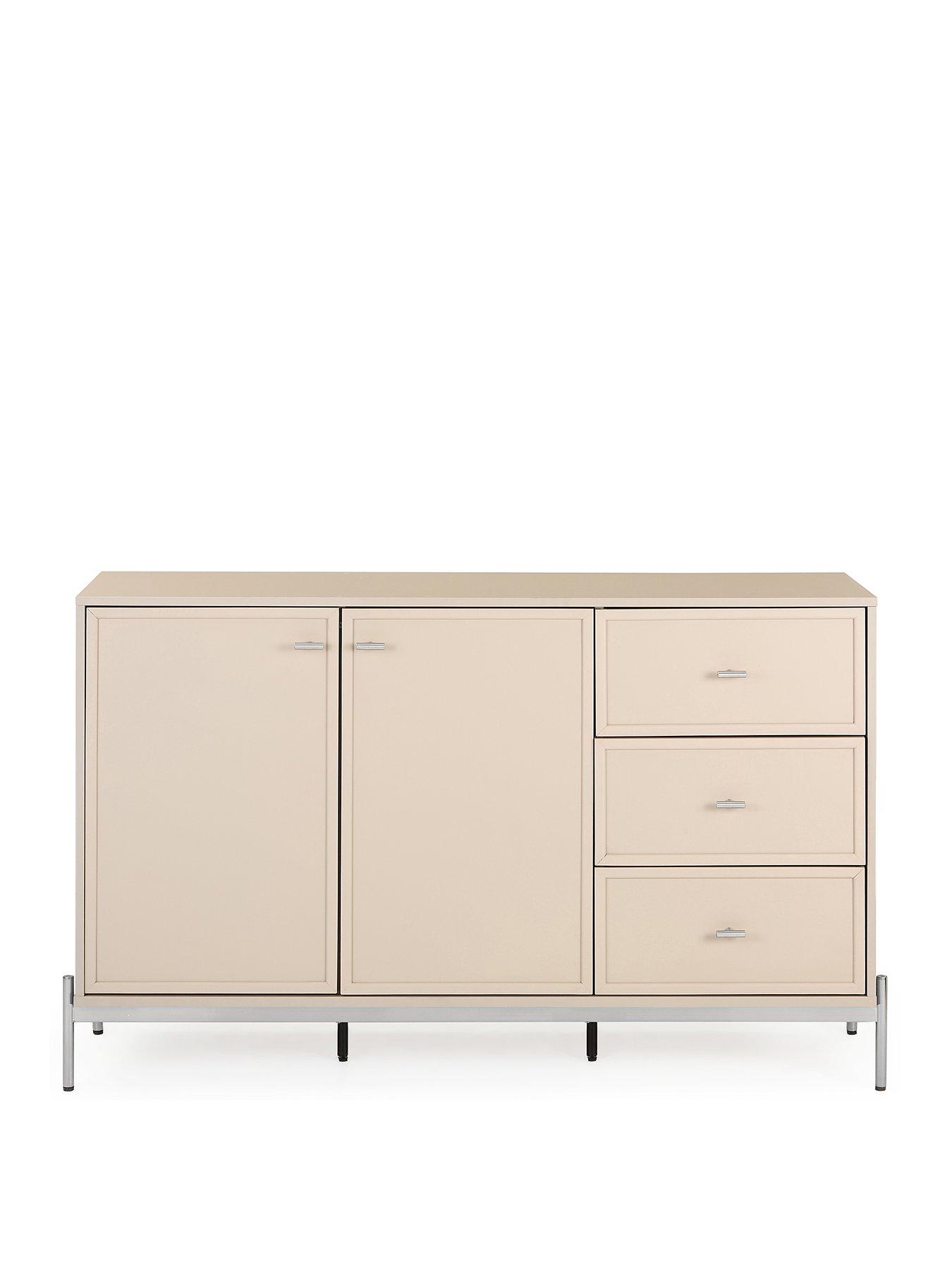 Image 2 of 6 of Very Home Serena Large 2 Door, 3 Drawer&nbsp;Sideboard - Taupe&nbsp;- FSC&reg; Certified