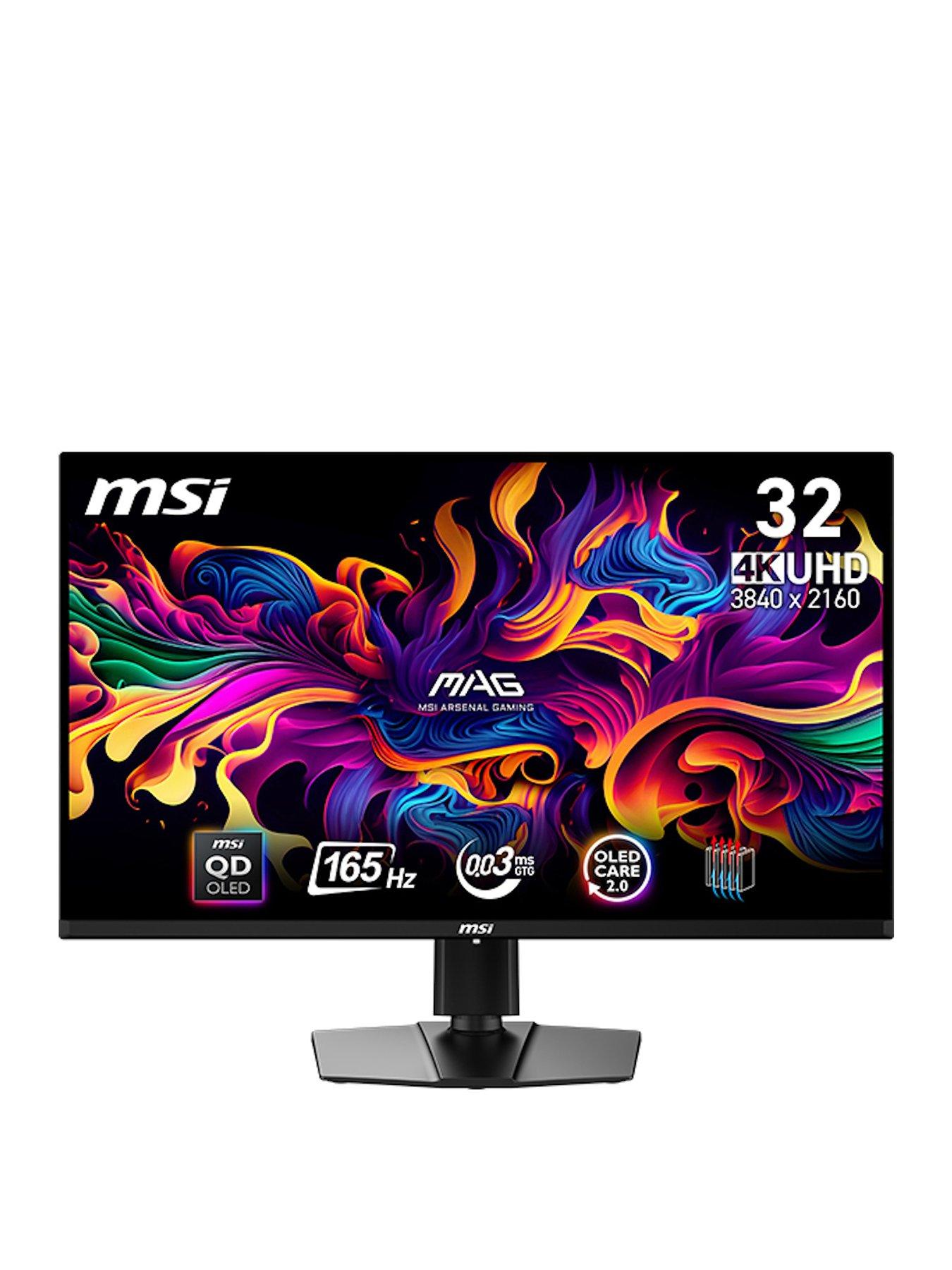 undefined MAG 321UP 32-inch, QD-OLED, 4K UHD, 165Hz, 0.03ms, Adaptive-Sync Gaming Monitor