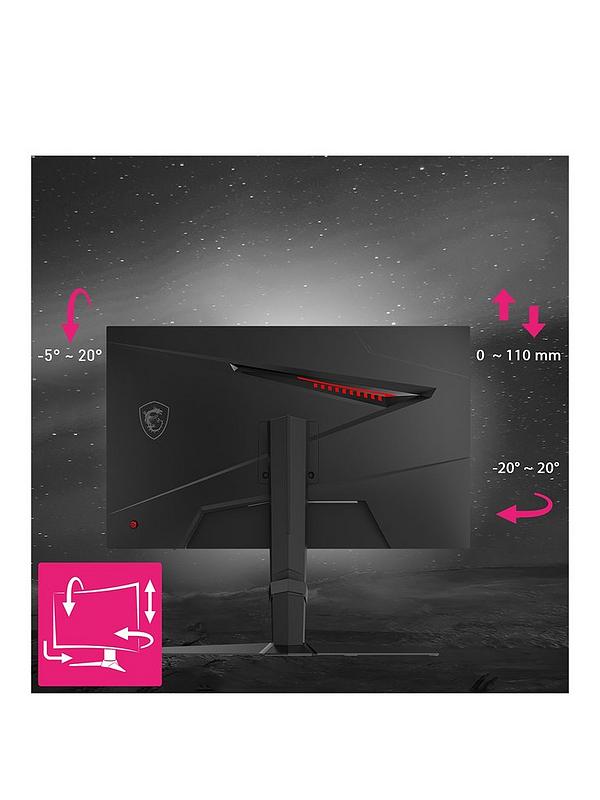 MSI MPG 275CQRXF 27 inch, WQHD, 240Hz, Rapid VA, 0.5ms, Adaptive-Sync Curved Gaming Monitor | Very MSI MPG 275CQRXF 27 inch, WQHD, 240Hz, Rapid VA, 0.5ms, Adaptive-Sync Curved Gaming Monitor | Very