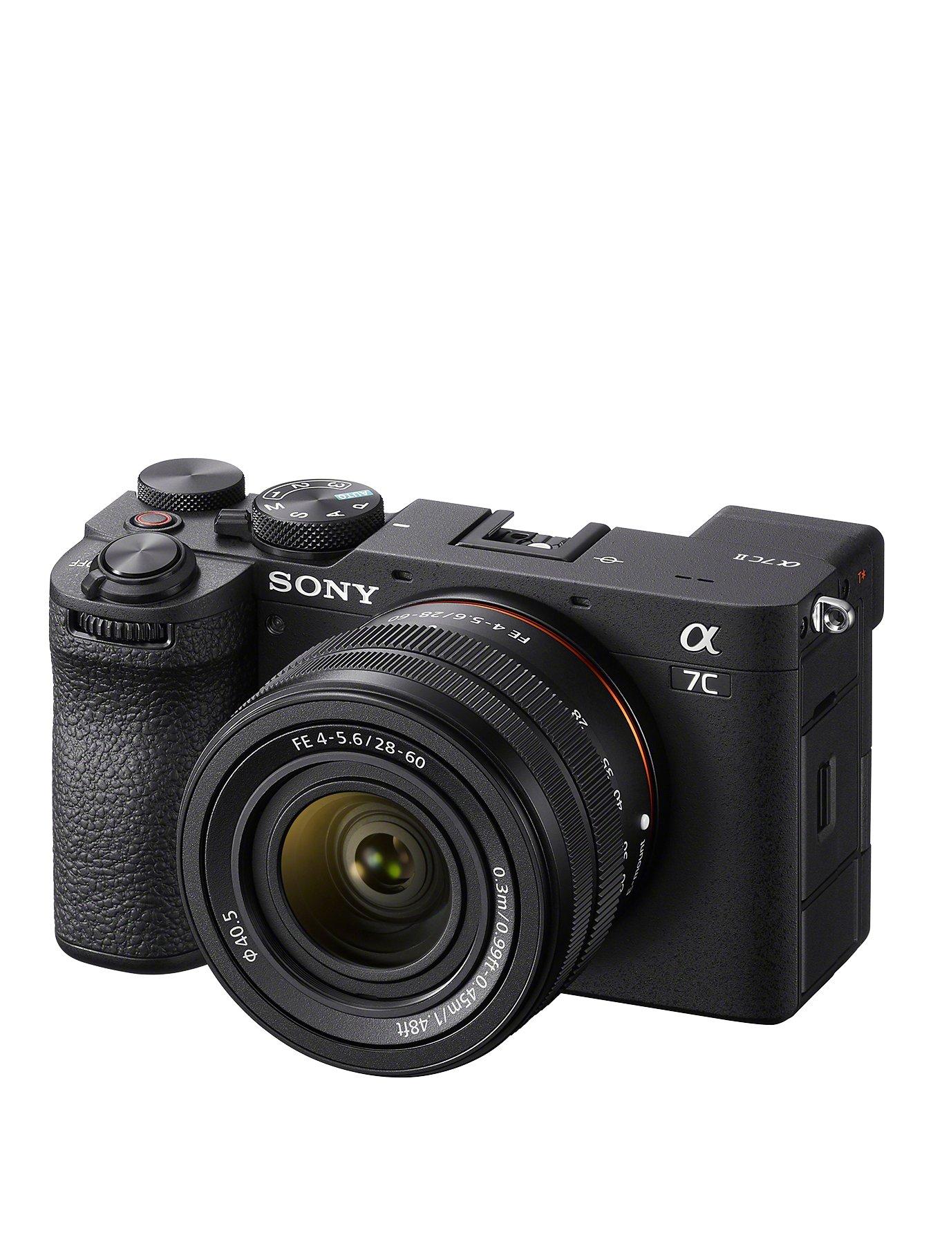 Sony Alpha a7C II Compact Full-Frame Mirrorless Camera with 28-60mm lens Silver