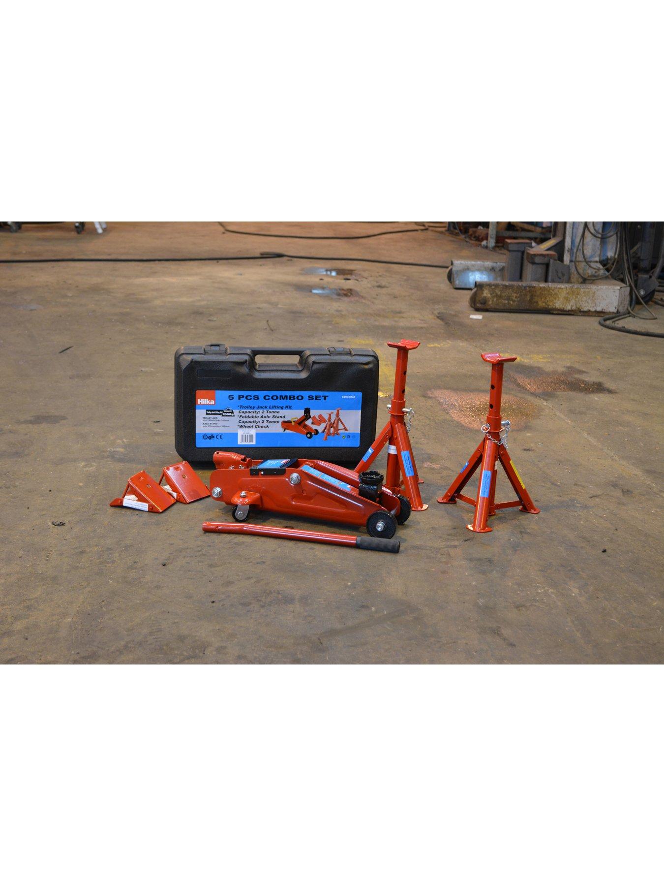 Image 2 of 6 of Hilka 2 Tonne Trolley Jack Kit in Case