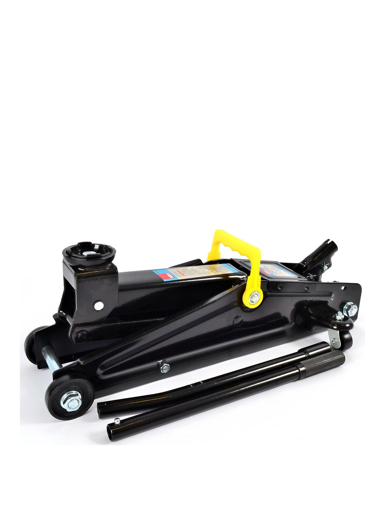 Product photograph of Hilka Tools 3 Tonne Trolley Jack from very.co.uk