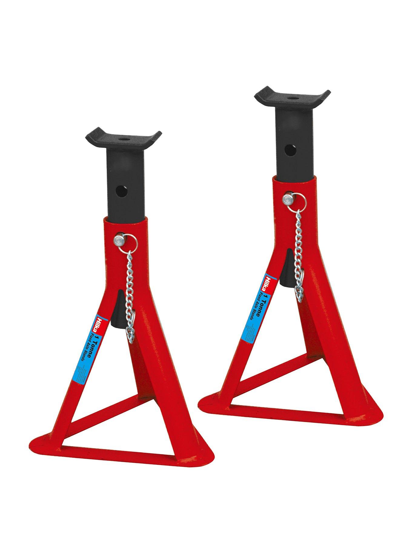 Product photograph of Hilka Tools 2 Tonne Fixed Axle Stands from very.co.uk