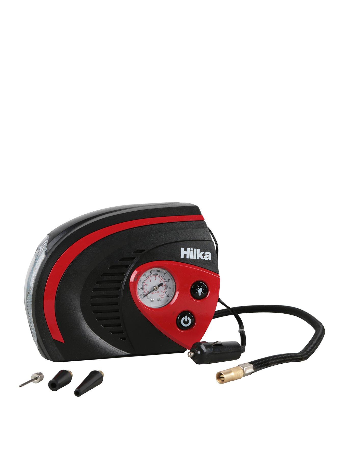 Product photograph of Hilka Tools Car Tyre Inflator With Light from very.co.uk