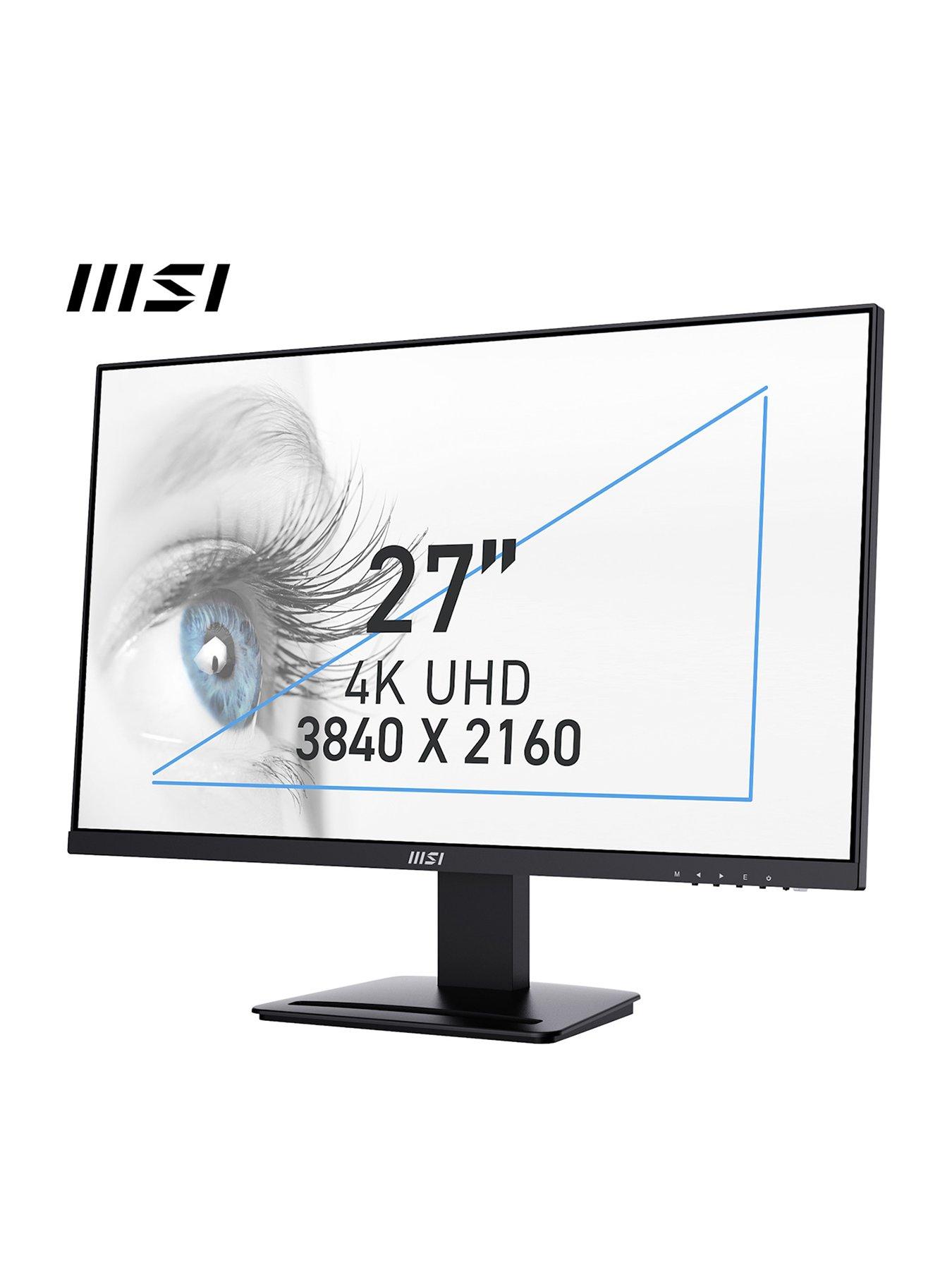MSI PRO MP273U 27 inch, 4K UHD, 60Hz, IPS, Flat Monitor with