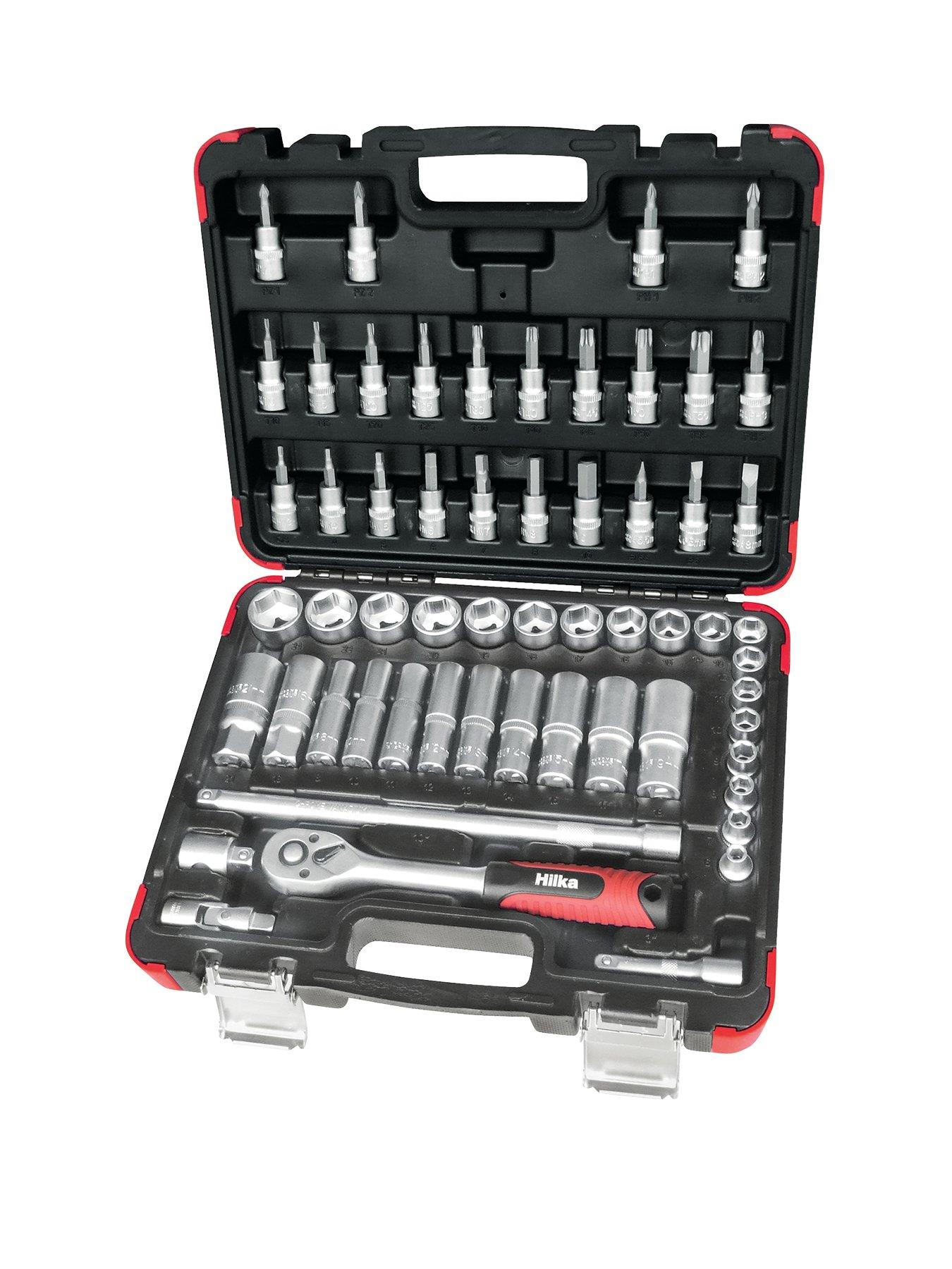 Hilka 58 Pce 3/8" Drive Socket Set Metric
