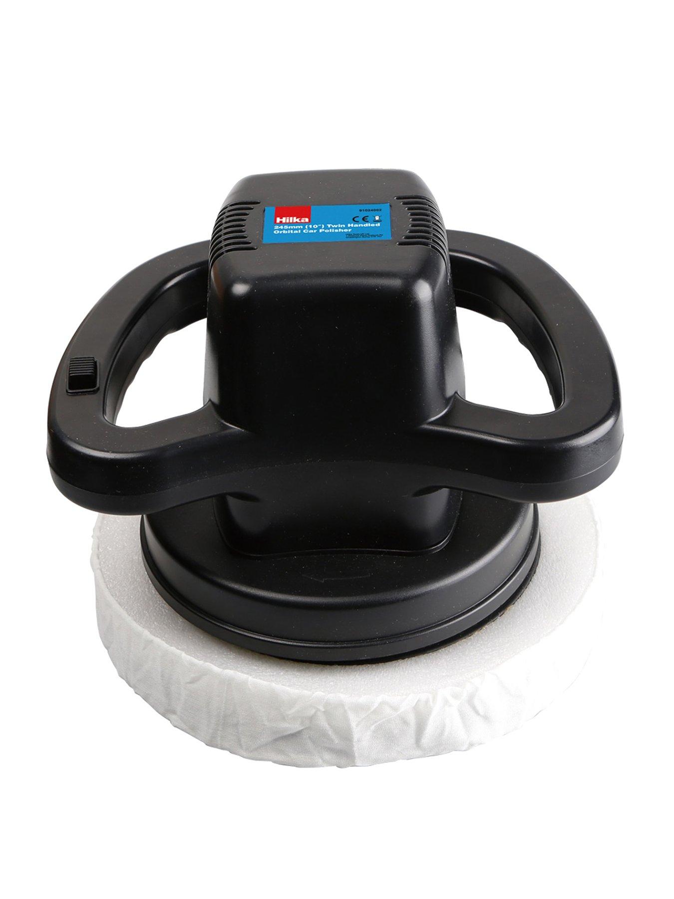 Product photograph of Hilka Tools Twin Handled Orbital Car Polisher from very.co.uk