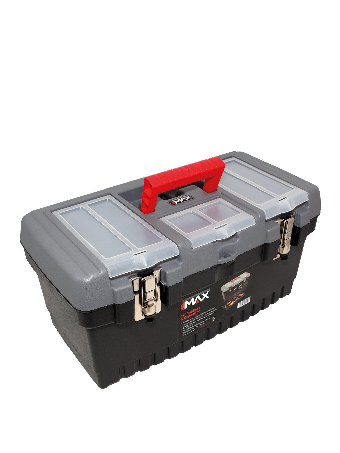 Product photograph of Hilka Tools Max 19 Toolbox Organiser from very.co.uk
