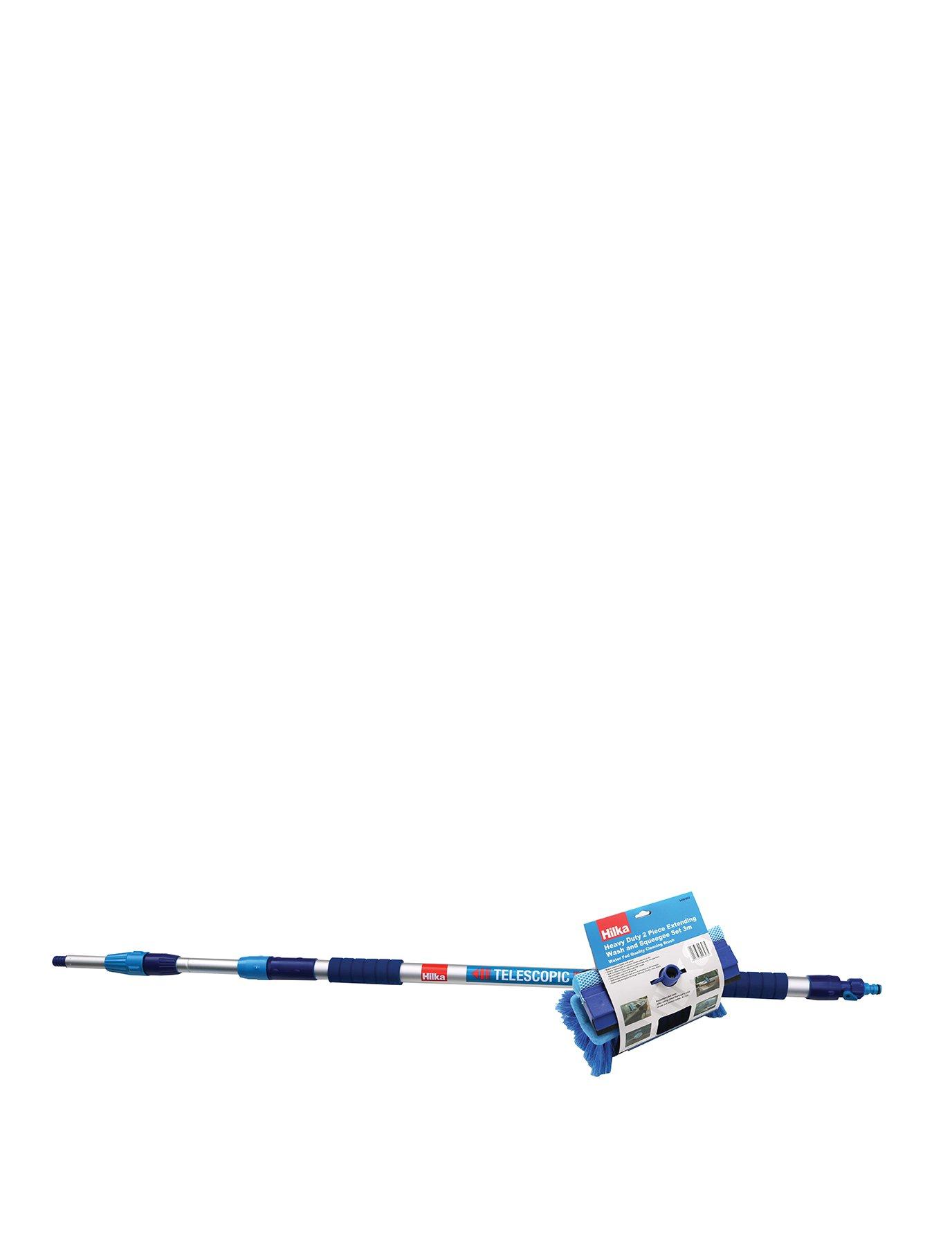 Image 1 of 6 of Hilka 3m Extending Wash Brush and Squeegee Set