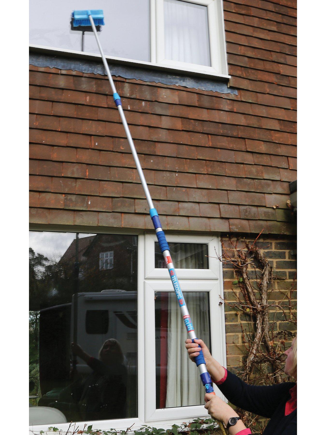 Image 5 of 6 of Hilka 3m Extending Wash Brush and Squeegee Set