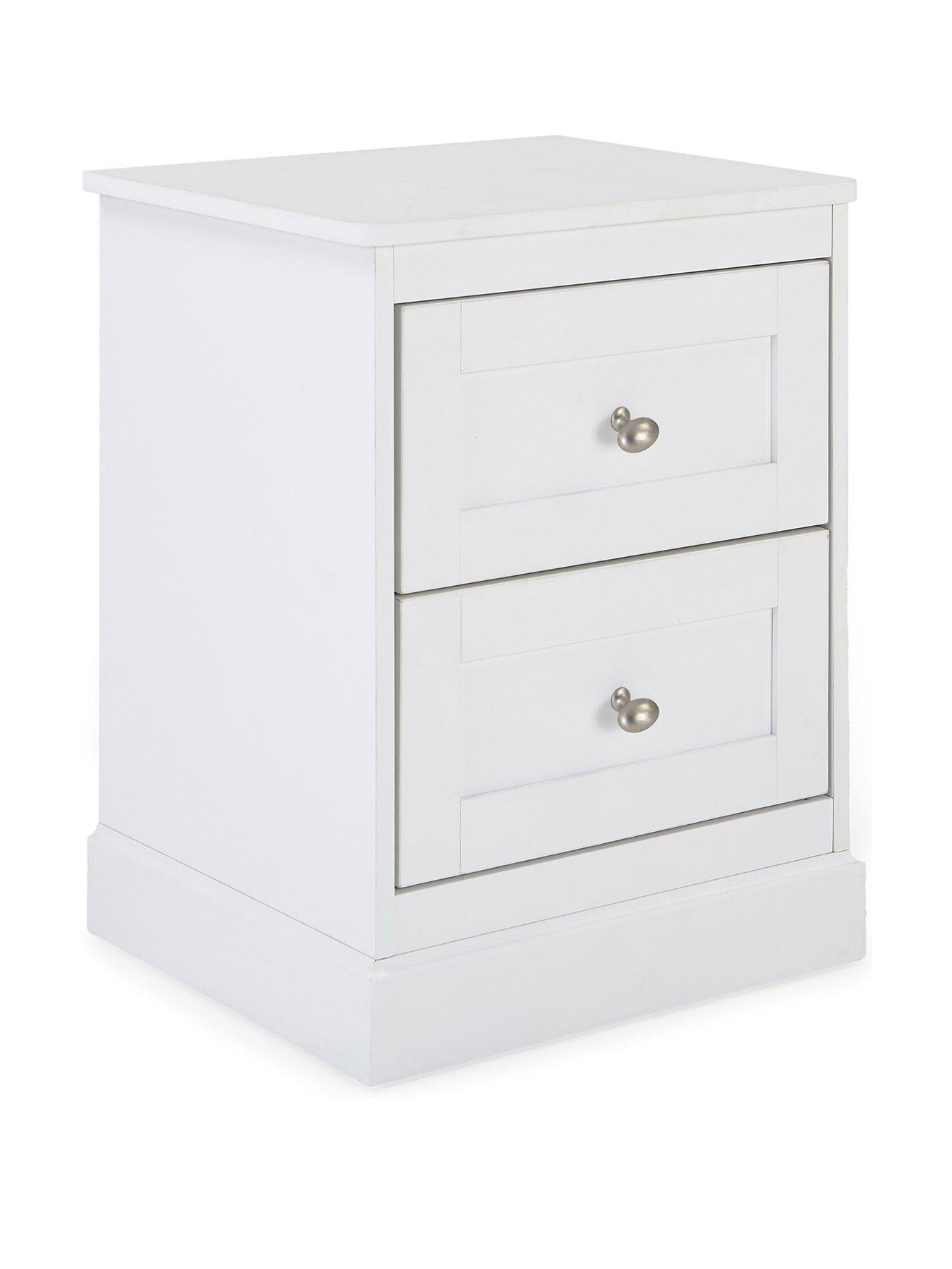 Image 3 of 6 of Very Home Darcy 2 Drawer Bedside&nbsp;- White - FSC&reg; Certified