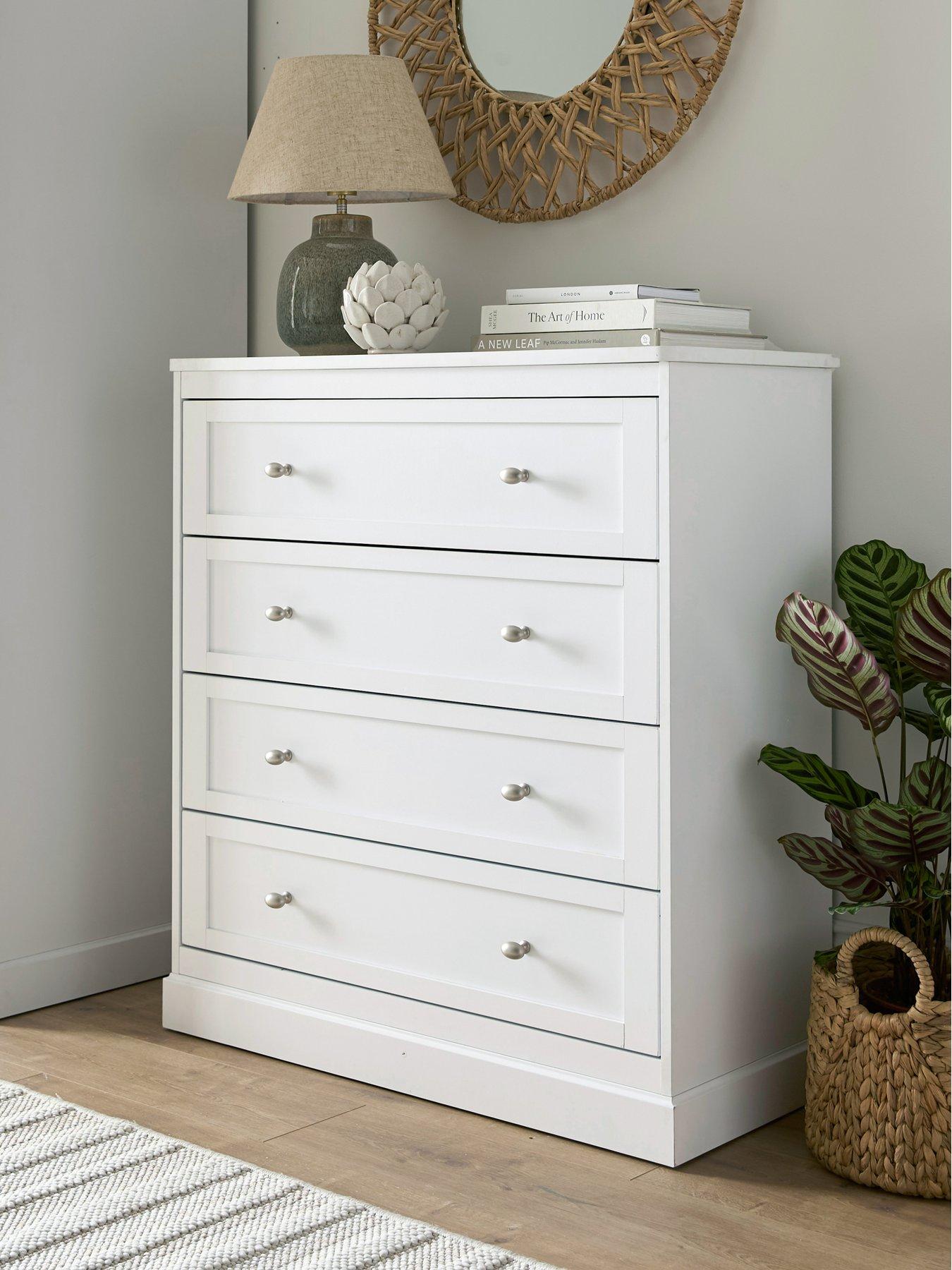 Image 1 of 6 of Very Home Darcy 4 Drawer Chest&nbsp;- White - FSC&reg; Certified