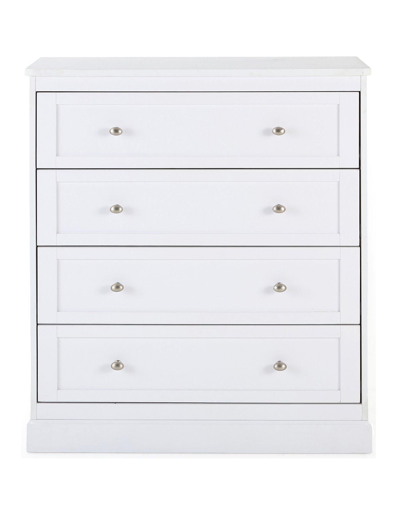 Image 2 of 6 of Very Home Darcy 4 Drawer Chest&nbsp;- White - FSC&reg; Certified