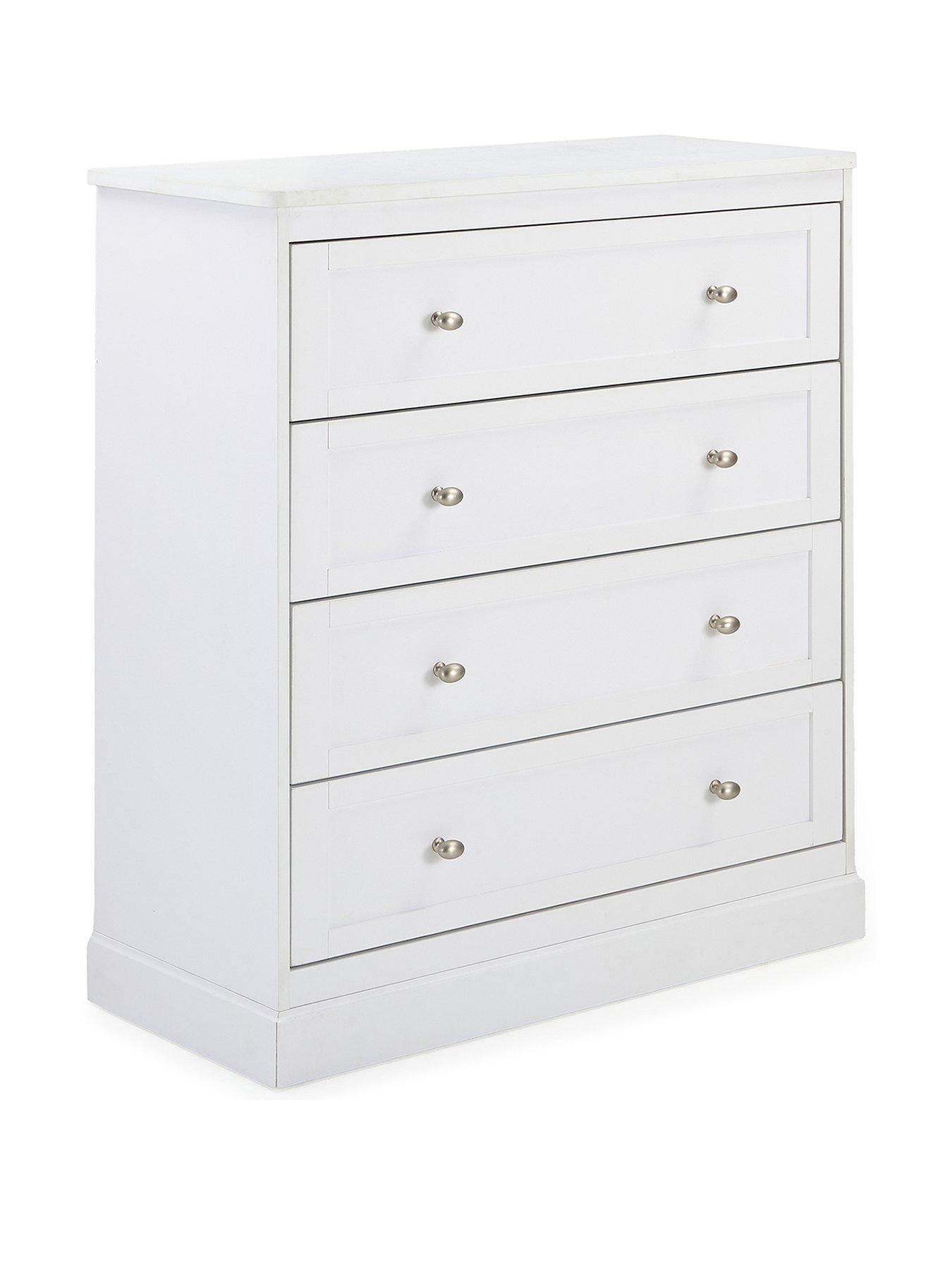 Image 3 of 6 of Very Home Darcy 4 Drawer Chest&nbsp;- White - FSC&reg; Certified