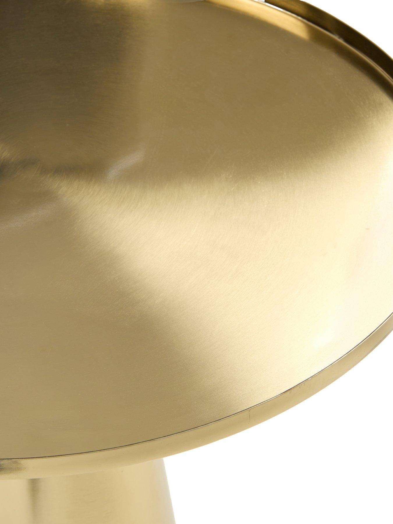 Image 5 of 6 of Very Home Conical Side Table - Brushed Gold