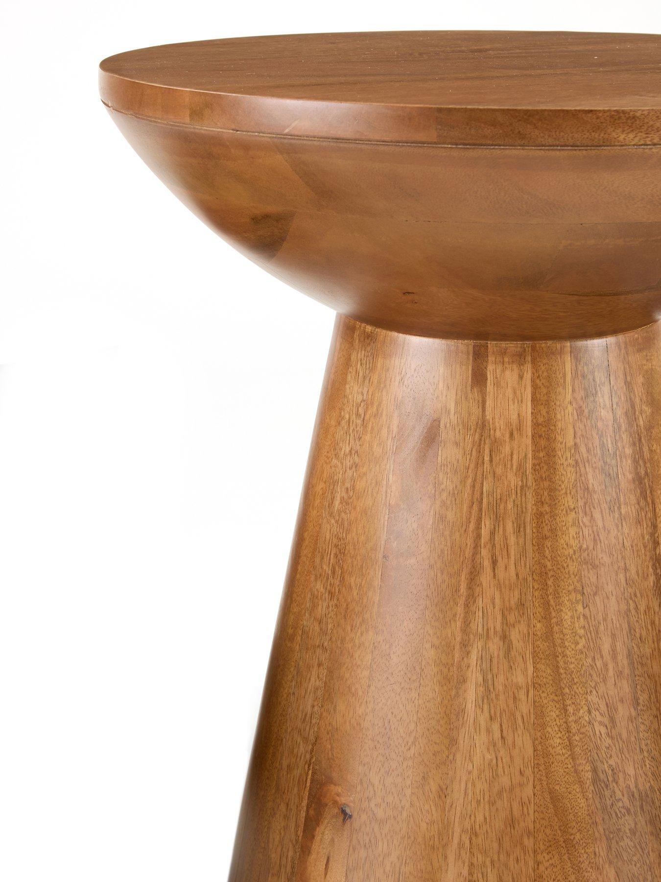 Image 4 of 6 of Very Home Drum Side Table in Walnut - FSC&reg; Certified