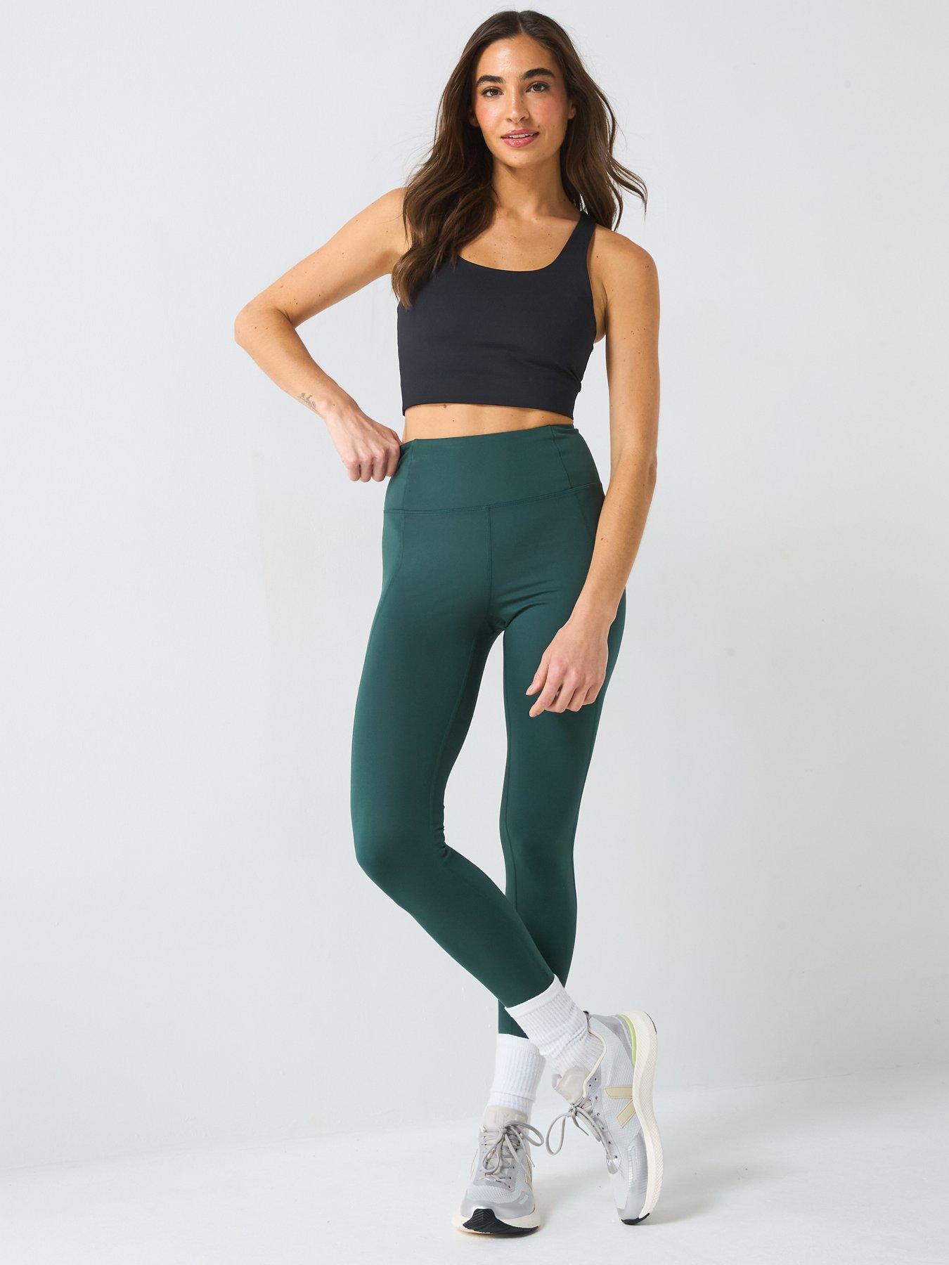 Image 3 of 4 of Girlfriend Collective Womens Training Compressive High-Rise Tights - Green